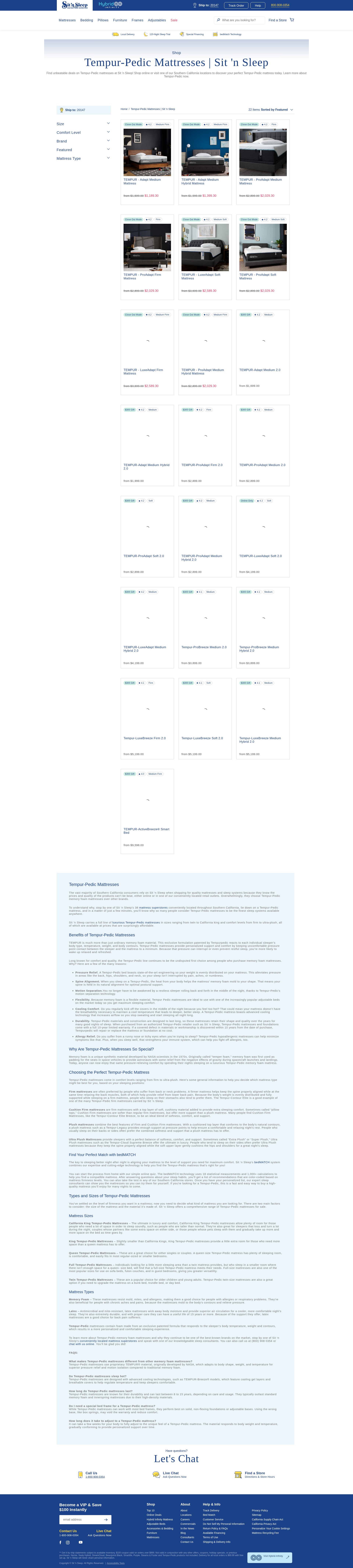 Screenshot of sitnsleep.com
