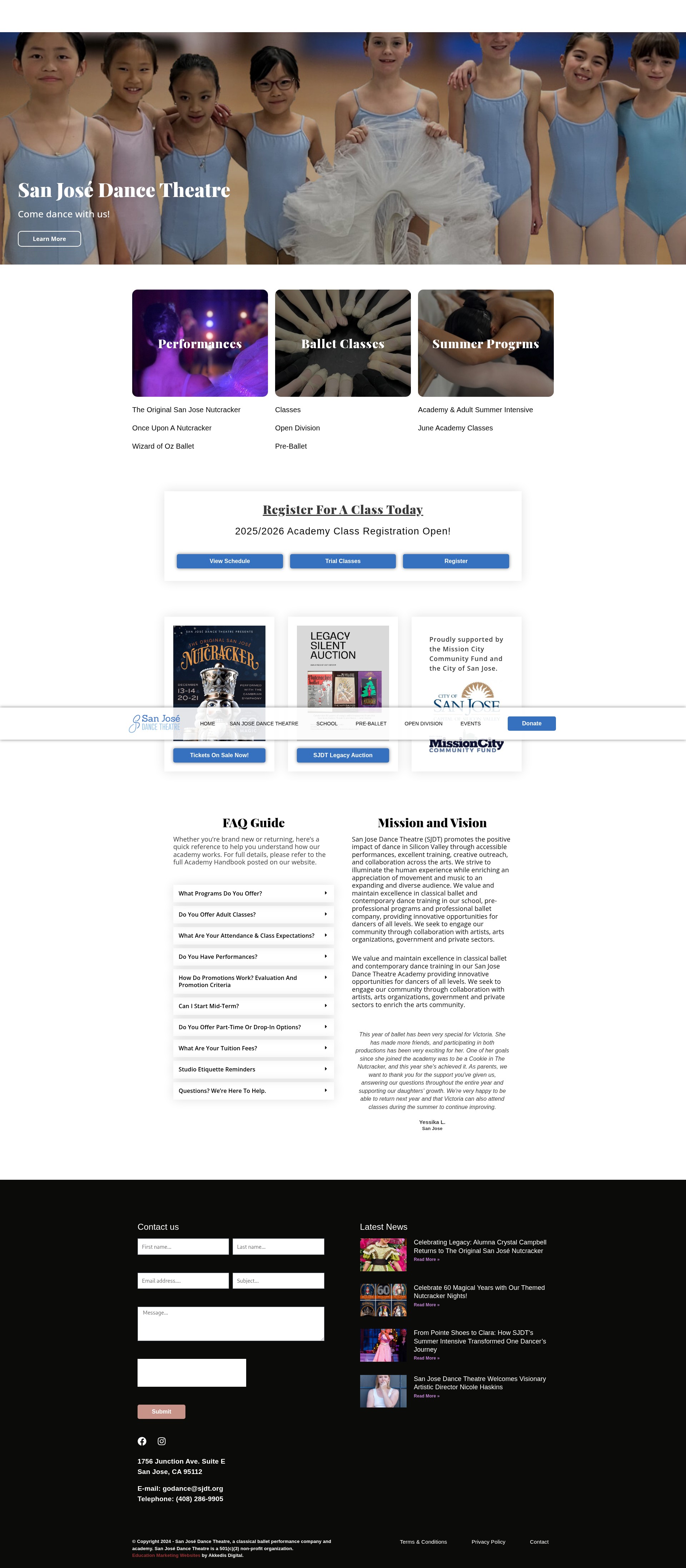 Screenshot of sjdt.org