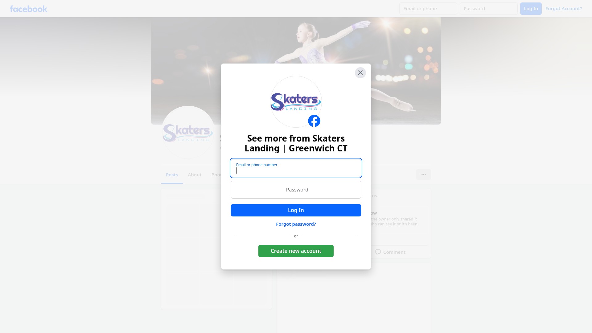 Screenshot of skaterslanding.com
