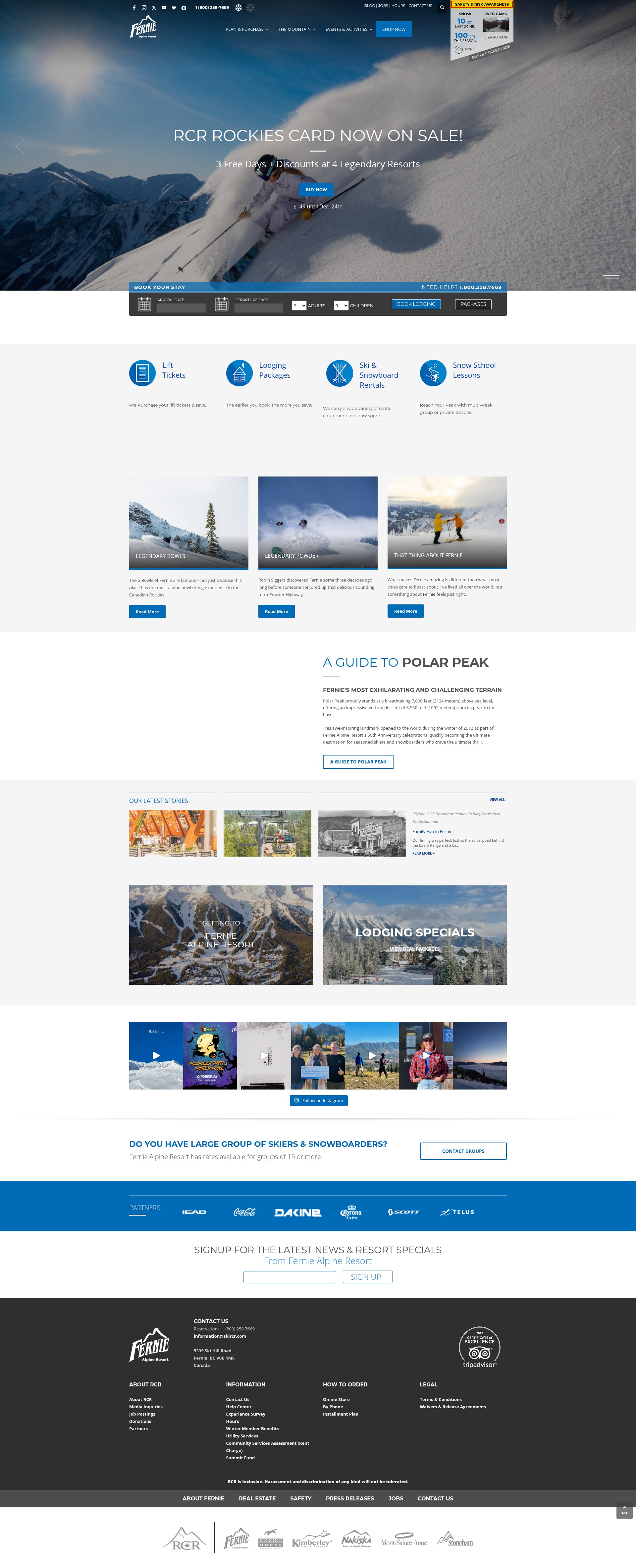 Screenshot of skifernie.com
