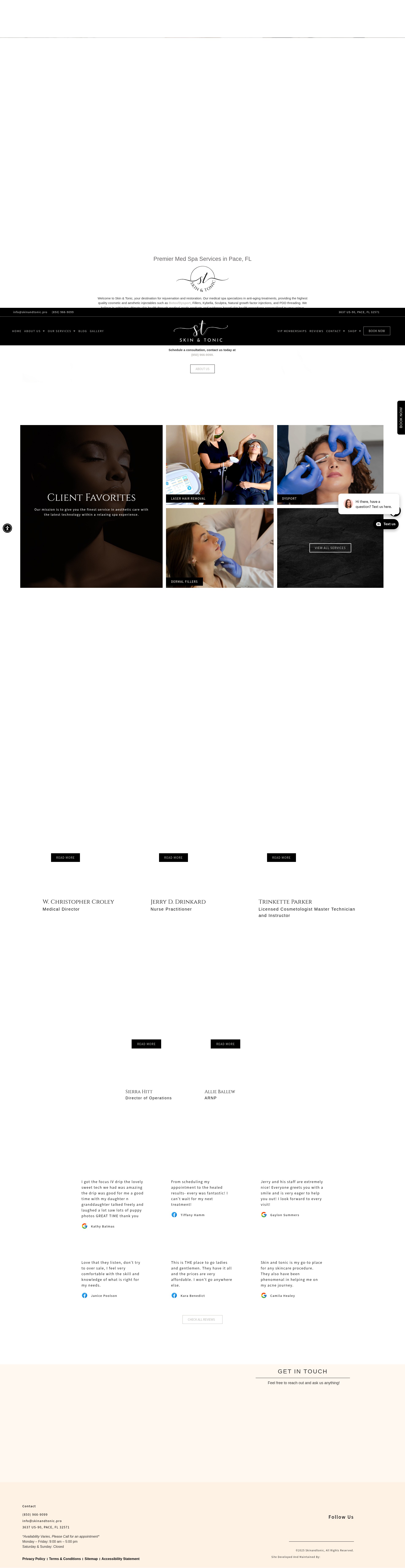 Screenshot of skinandtonic.pro