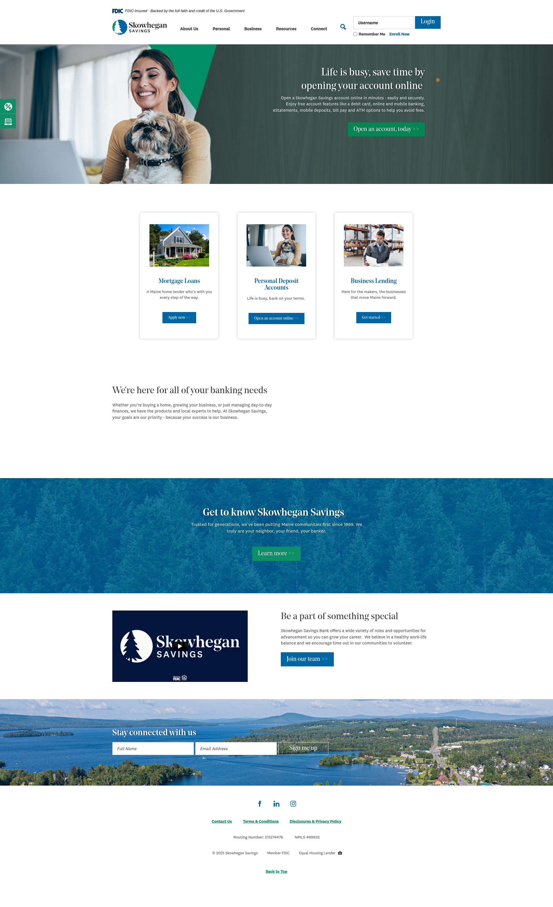 Screenshot of skowhegan.com