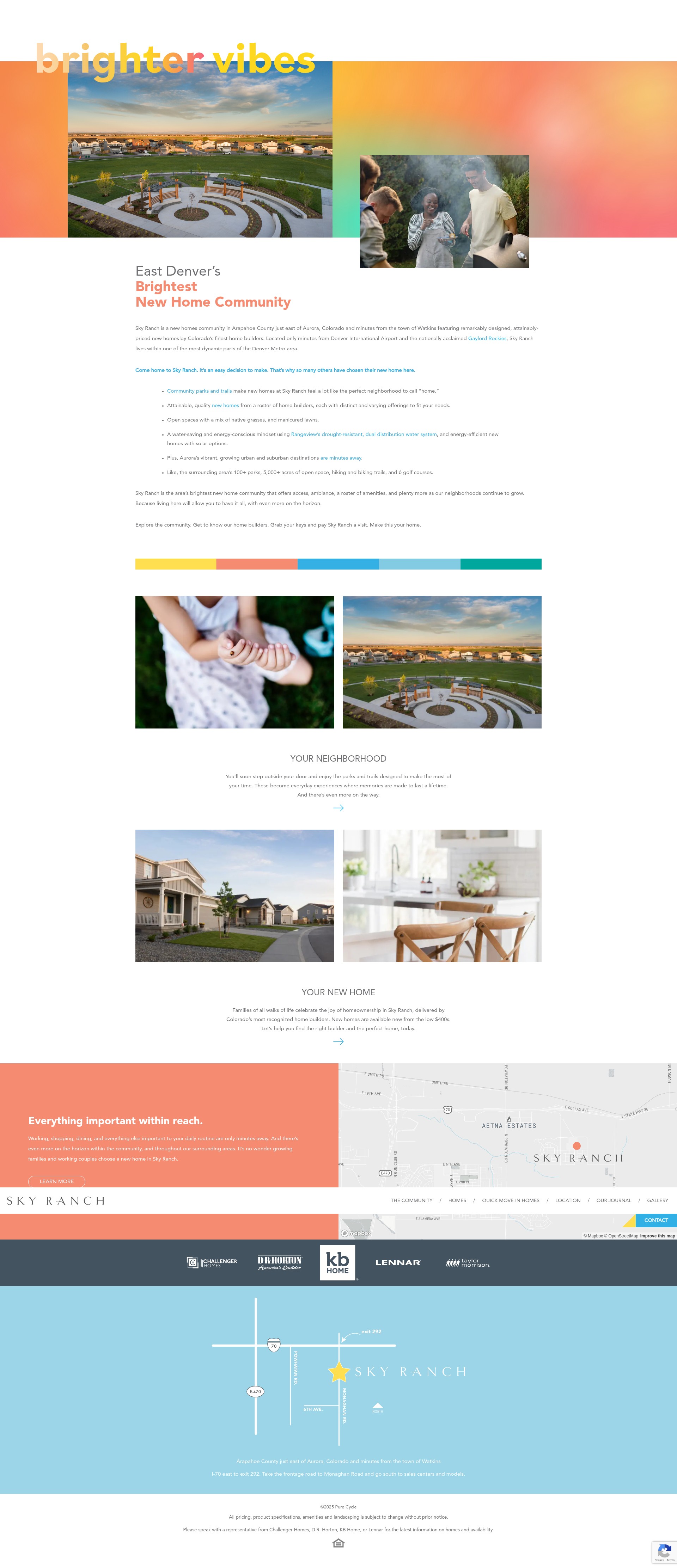 Screenshot of skyranchco.com