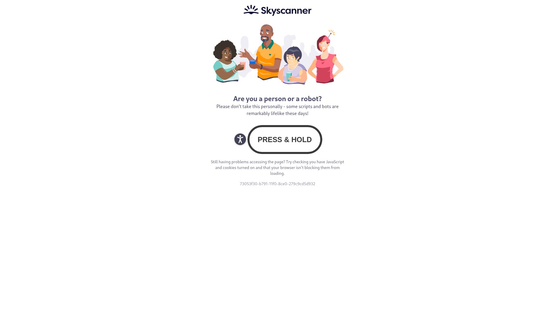 Screenshot of skyscanner.com