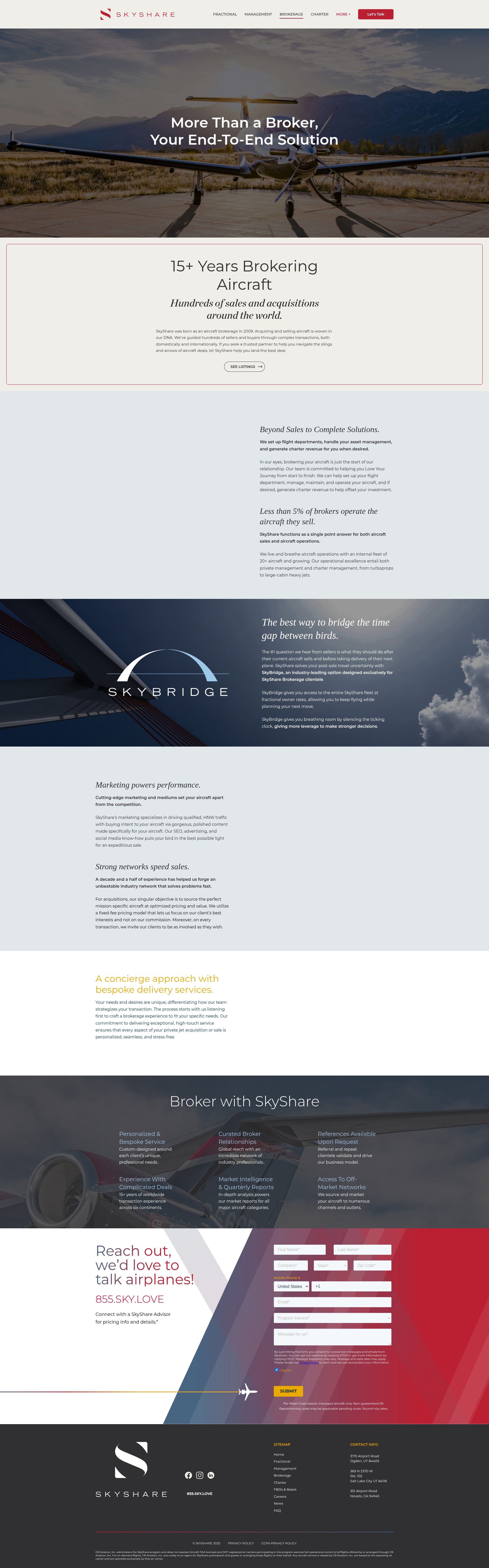 Screenshot of skyshare.com