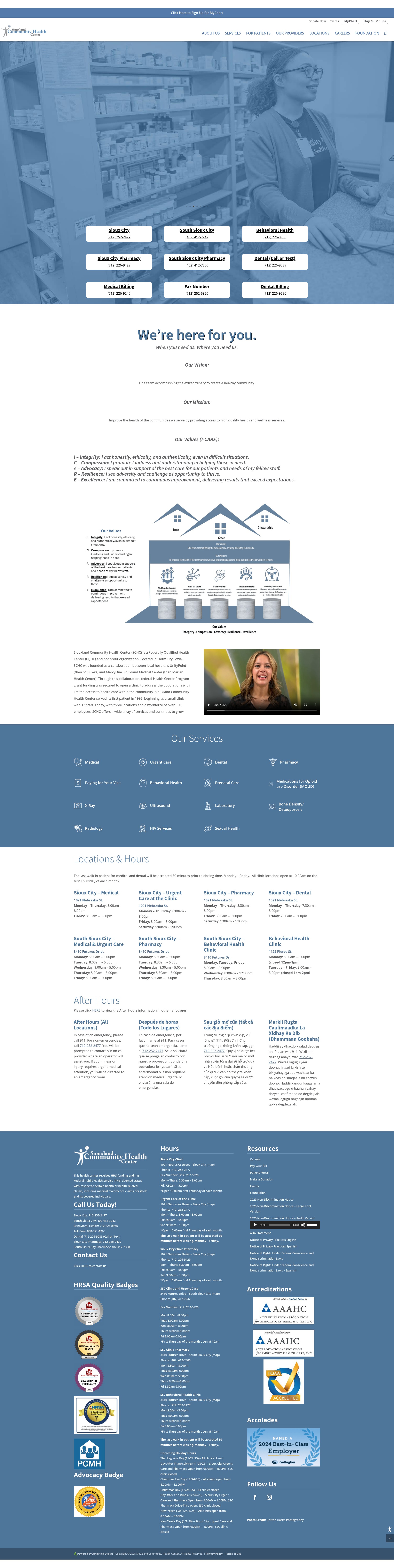 Screenshot of slandchc.com