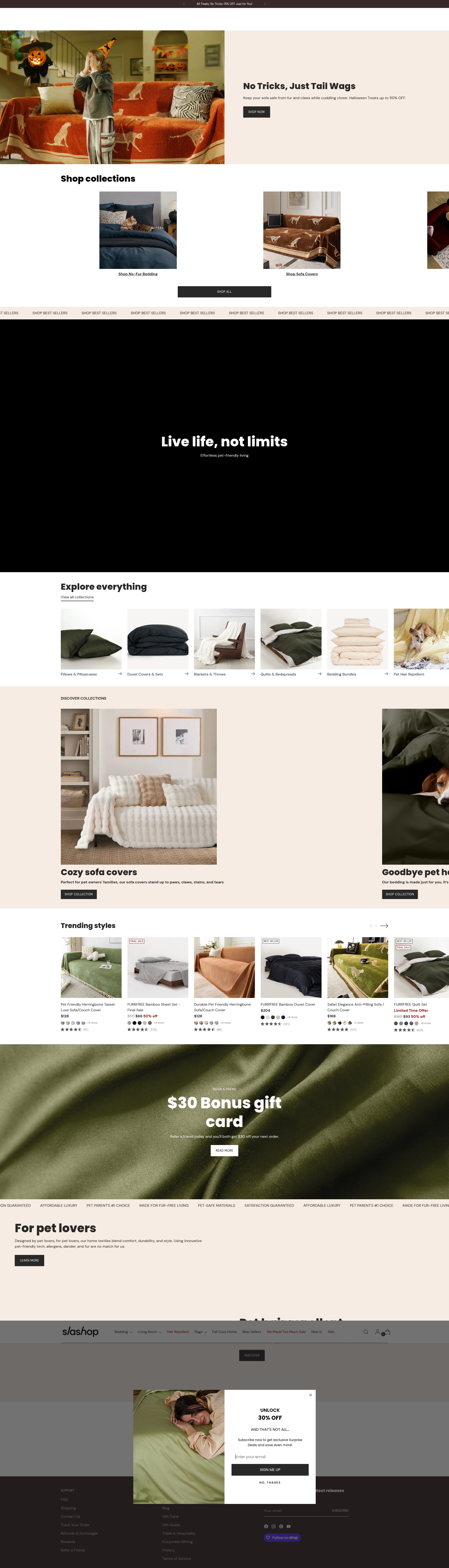 Screenshot of slashop.com