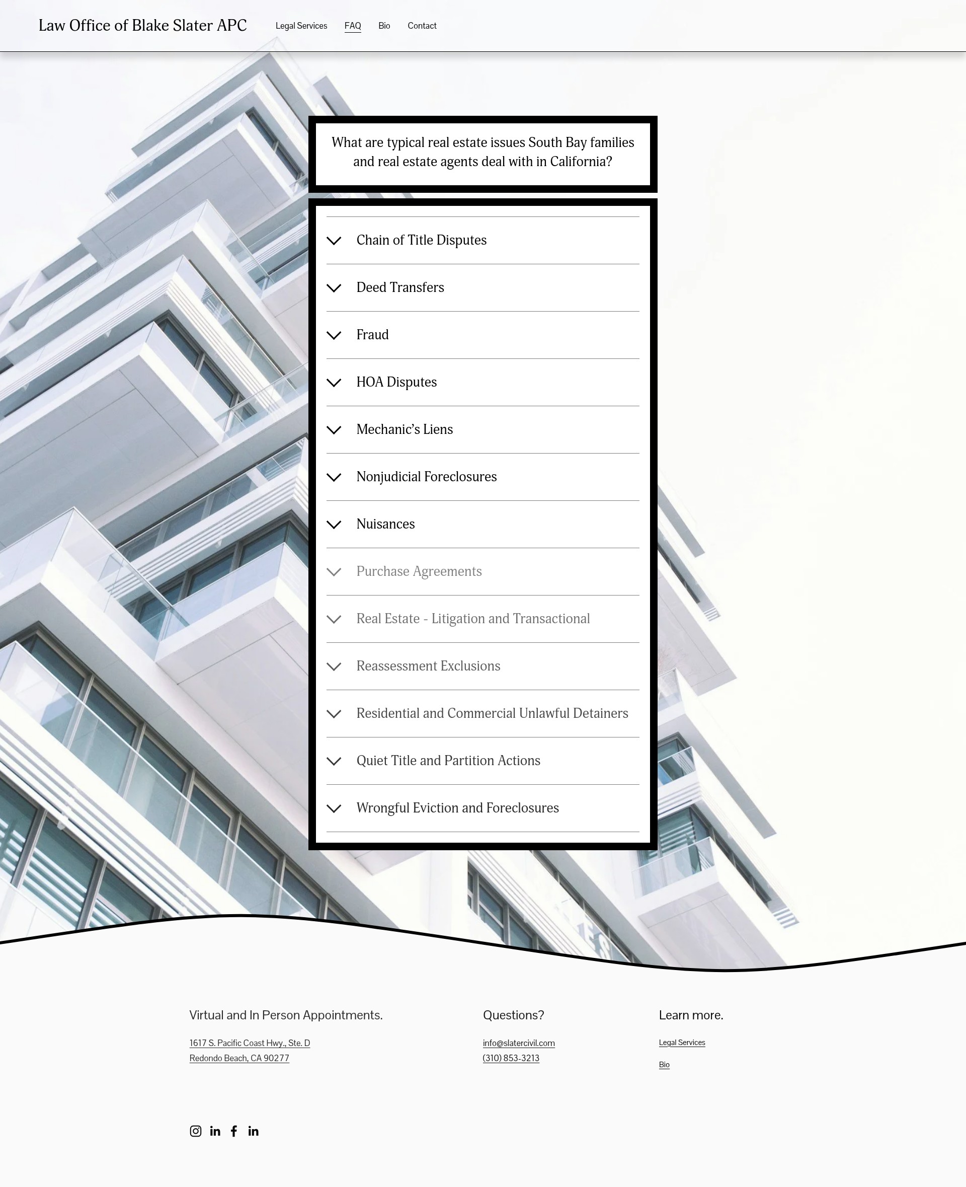 Screenshot of slatercivil.com