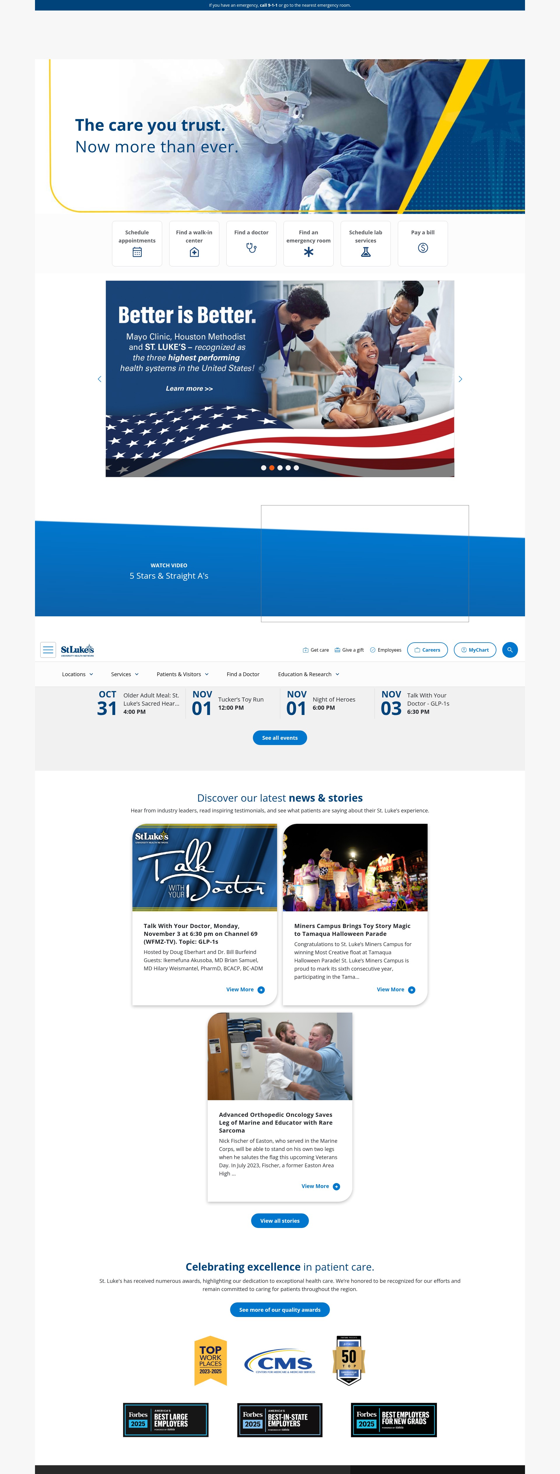 Screenshot of slhn.org