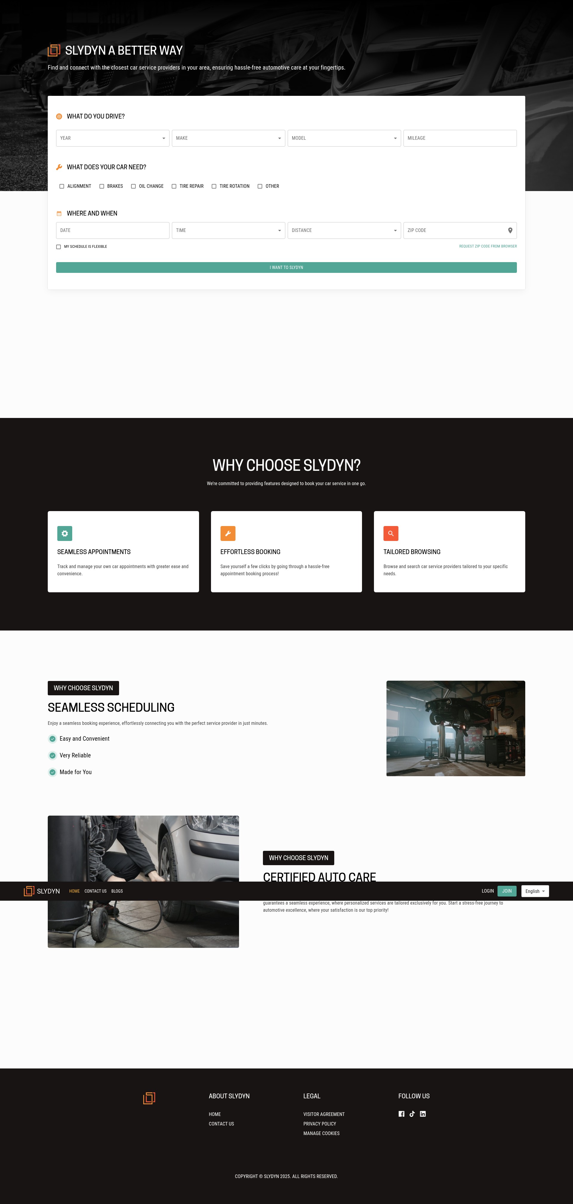 Screenshot of slydyn.com