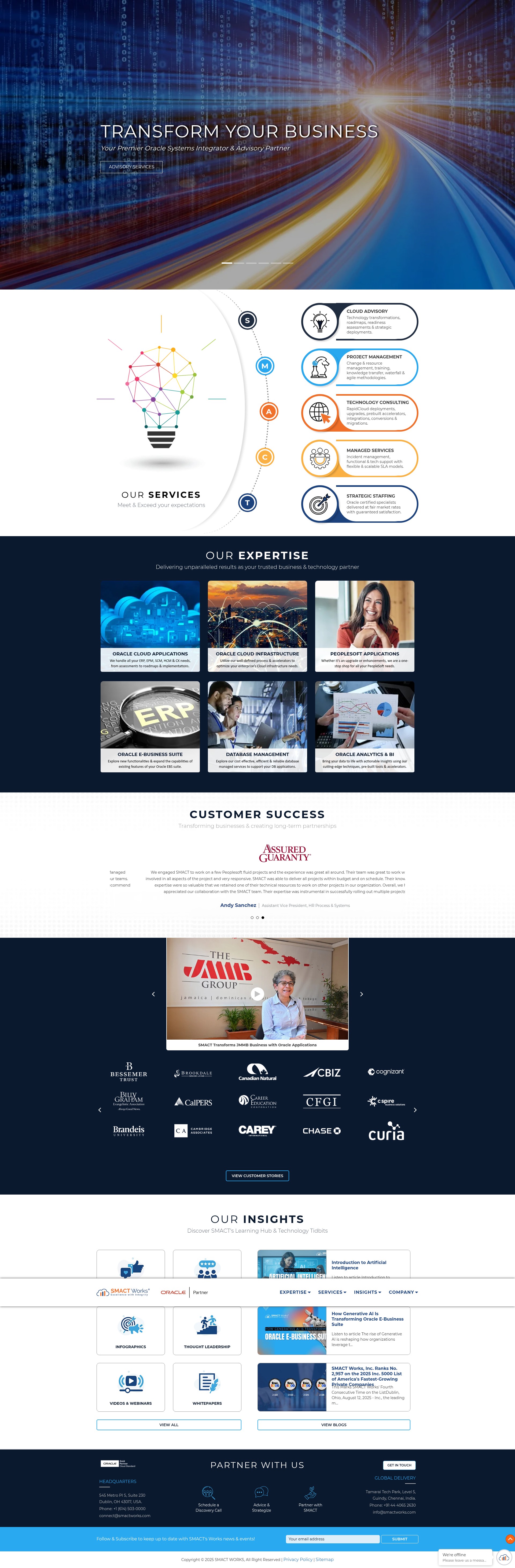 Screenshot of smactworks.com
