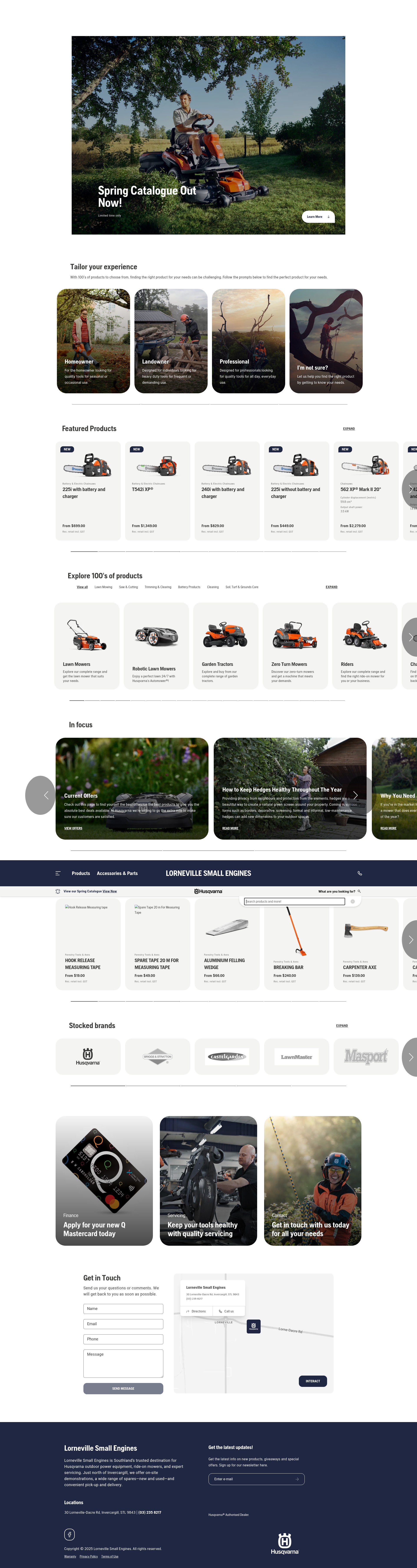 Screenshot of smallengines.co.nz