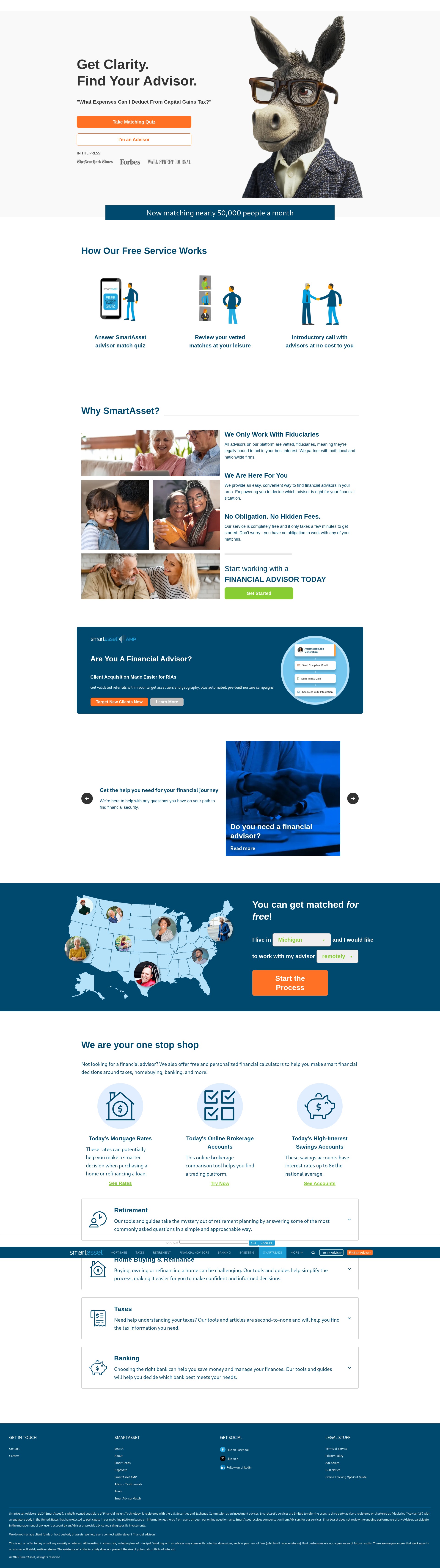 Screenshot of smartasset.com