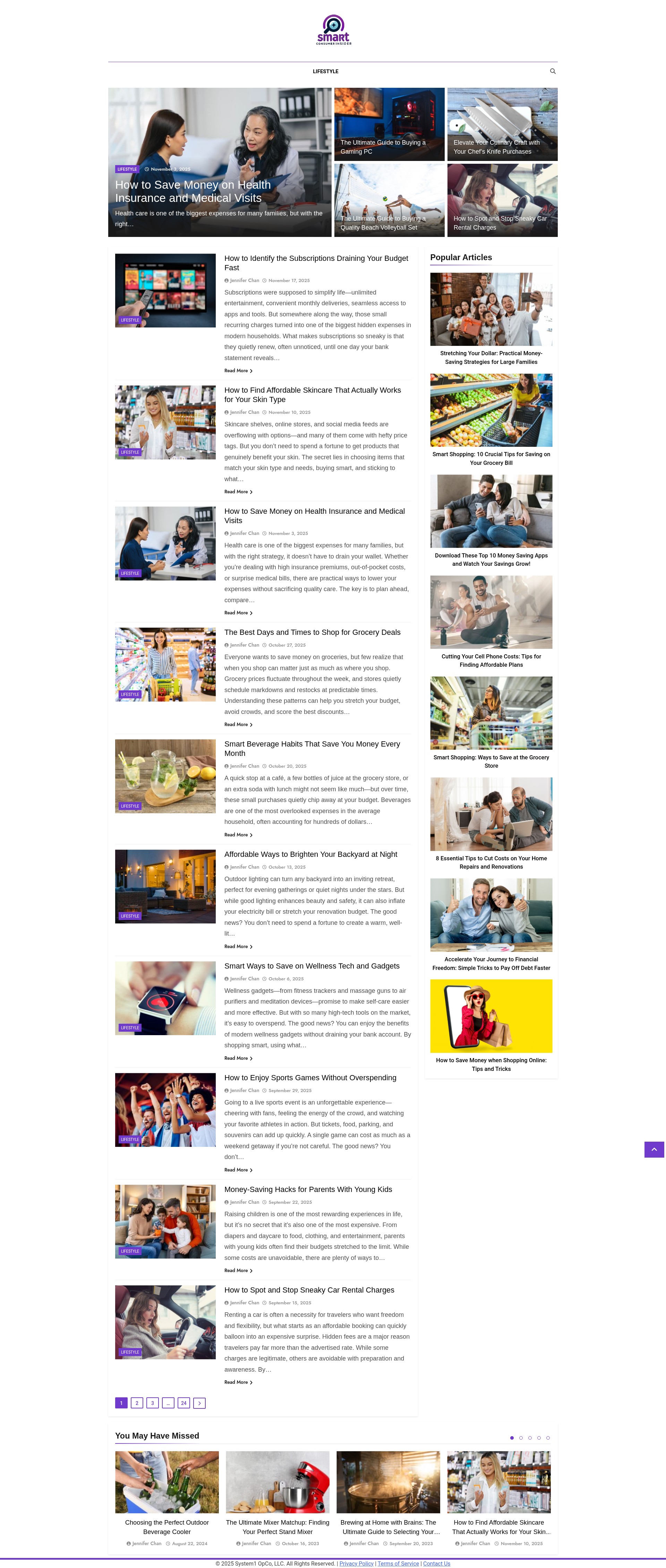 Screenshot of smartconsumerinsider.com