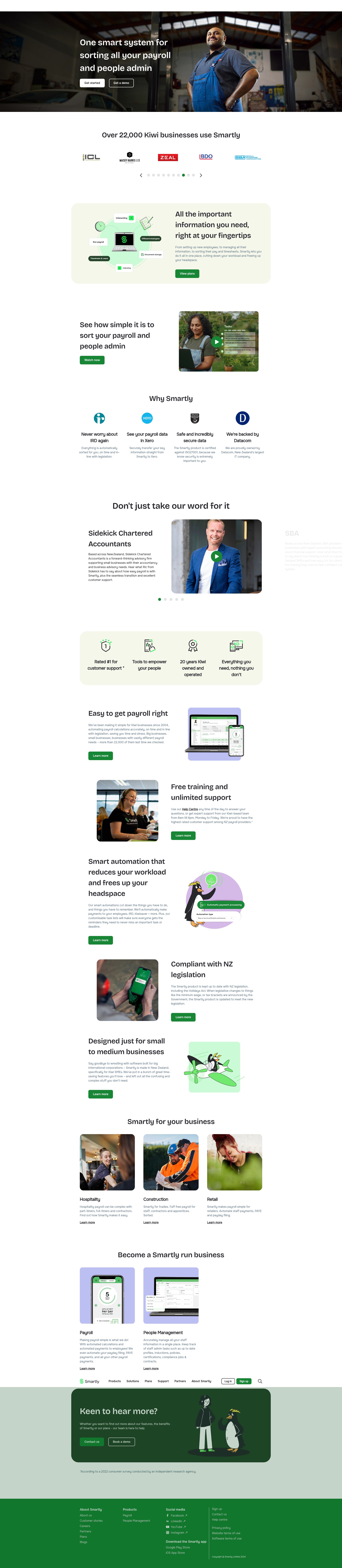 Screenshot of smartly.co.nz