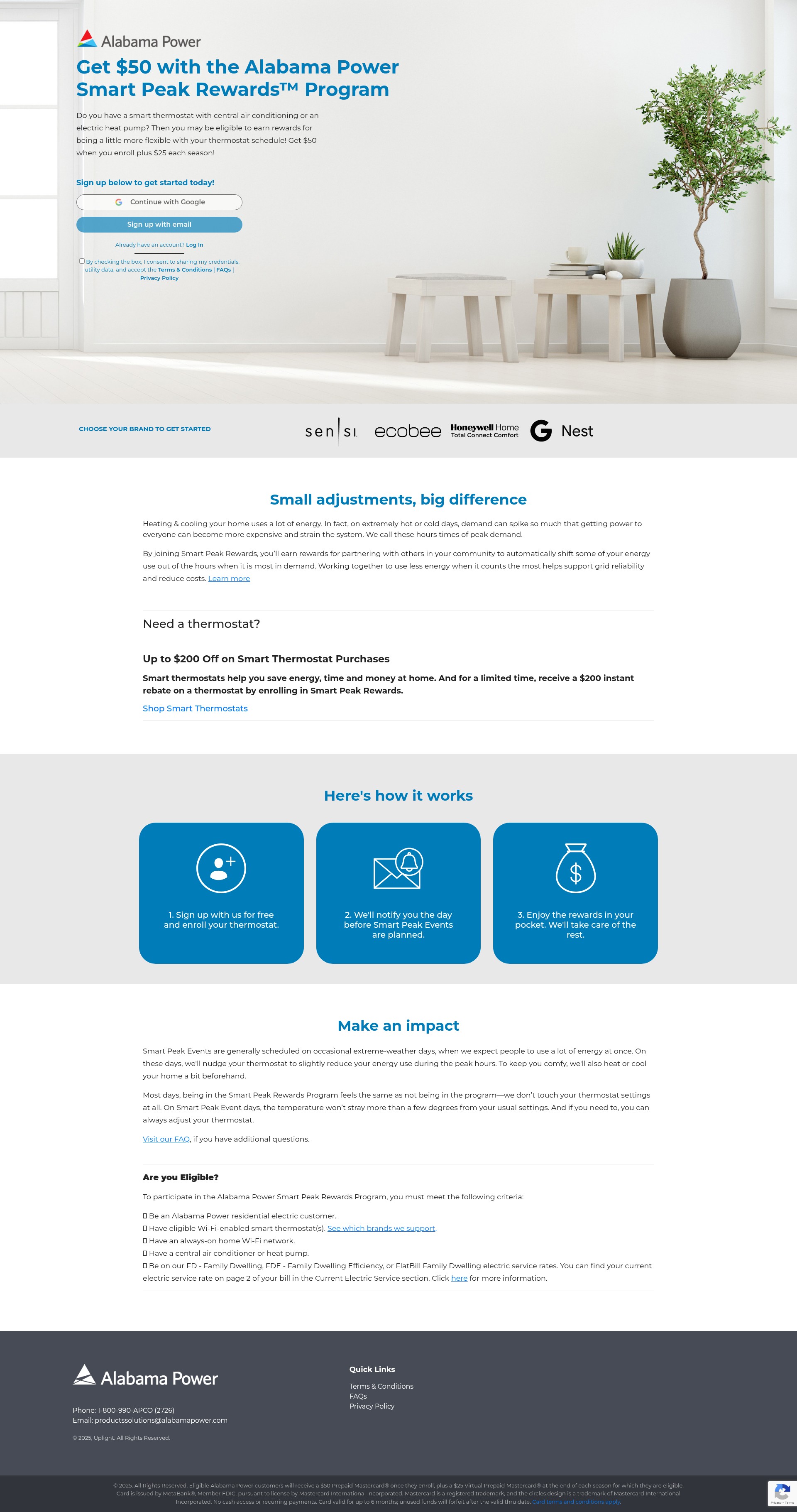 Screenshot of smartpeak.alabamapowerprograms.com
