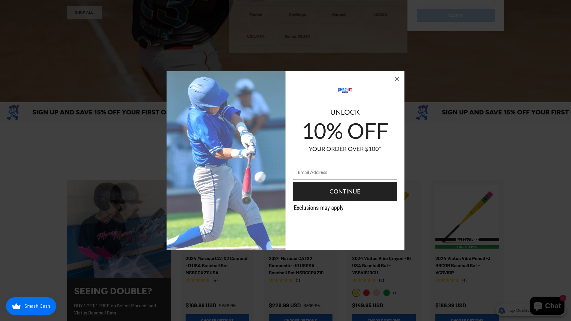 Screenshot of smashitsports.com