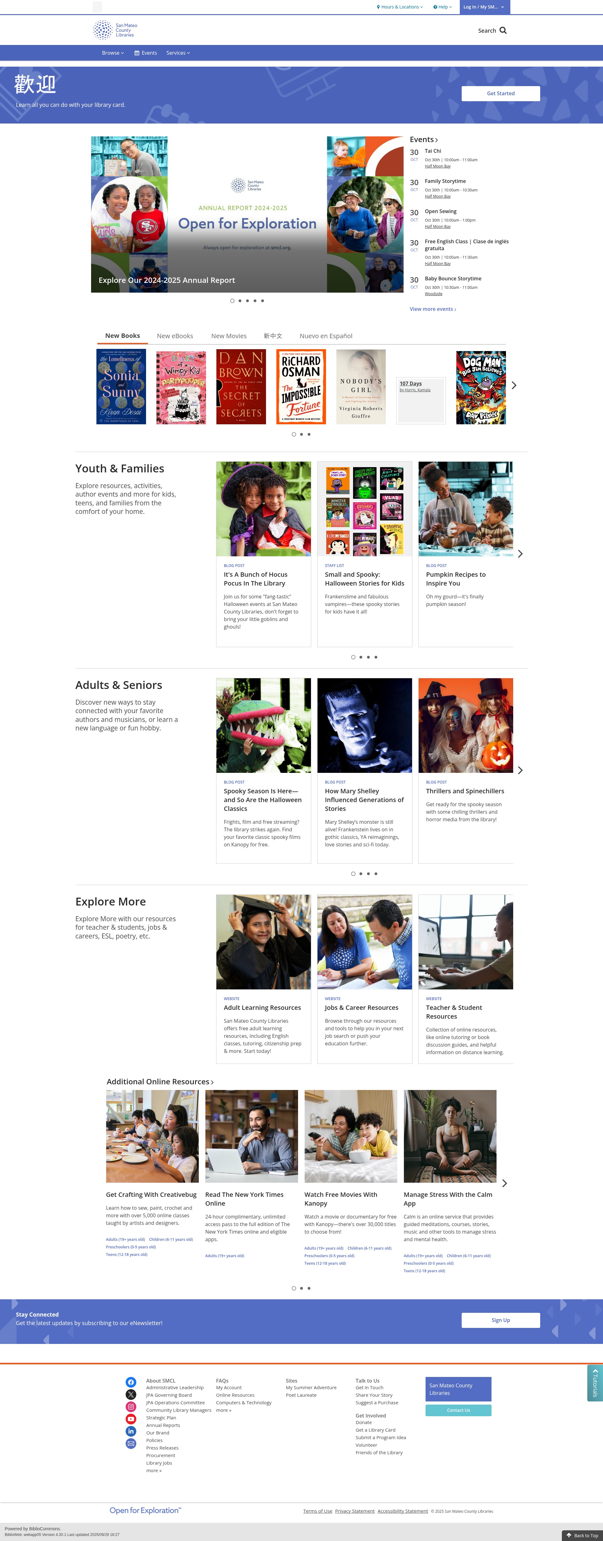 Screenshot of smcl.org