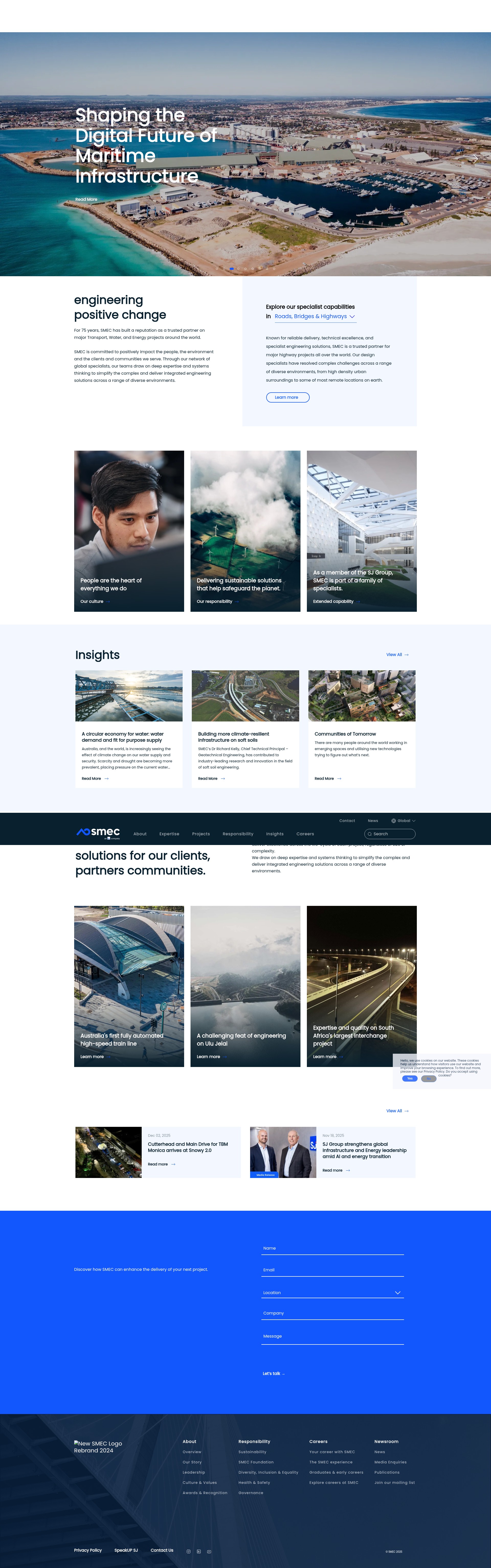 Screenshot of smec.com
