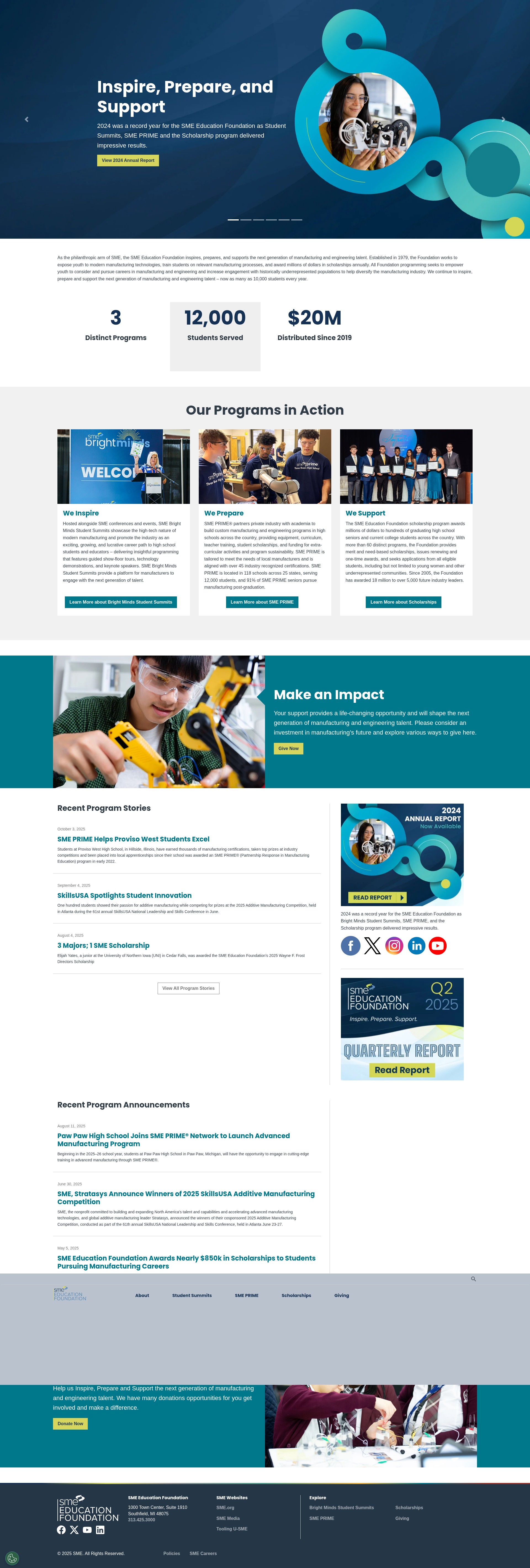Screenshot of smeef.org