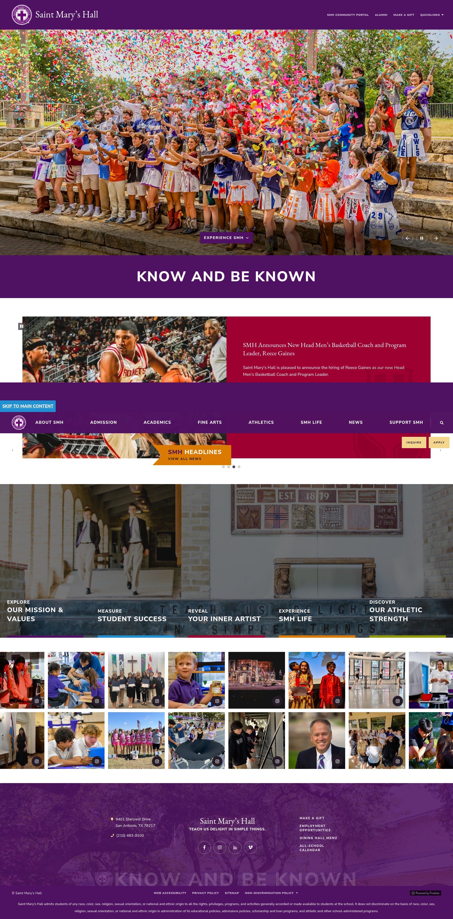 Screenshot of smhall.org