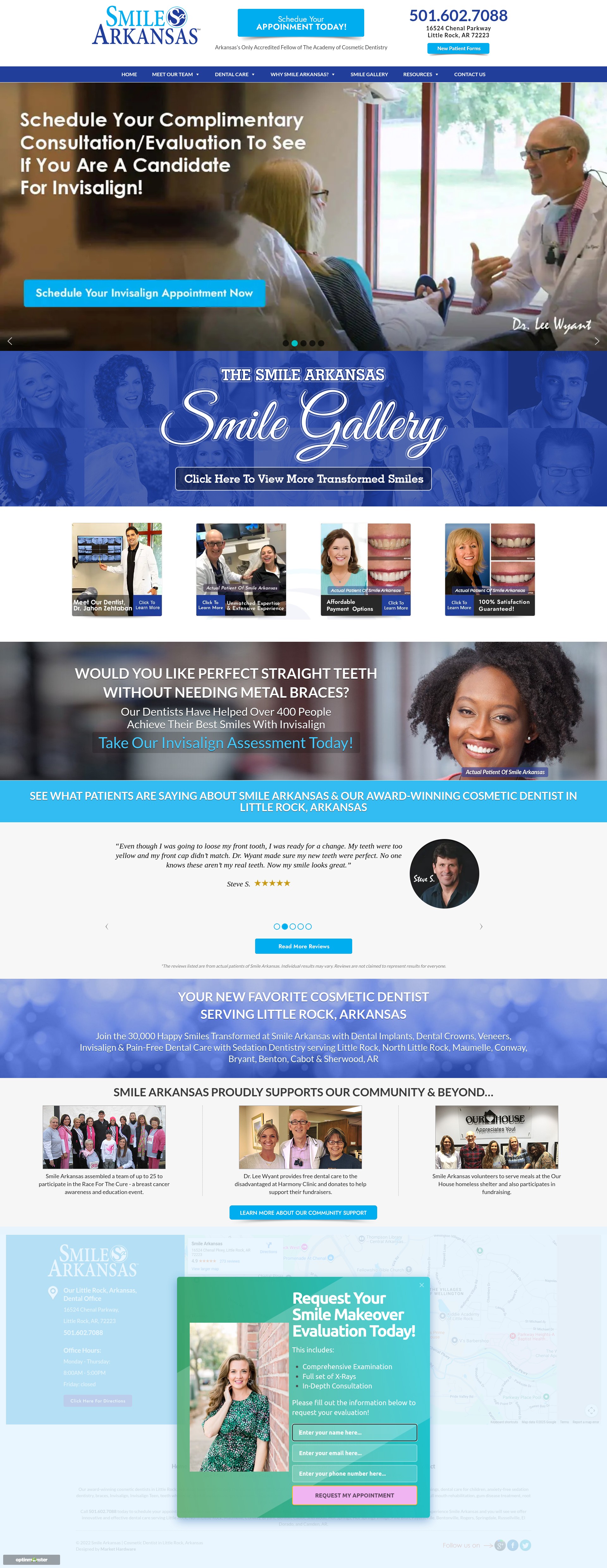 Screenshot of smilearkansas.com