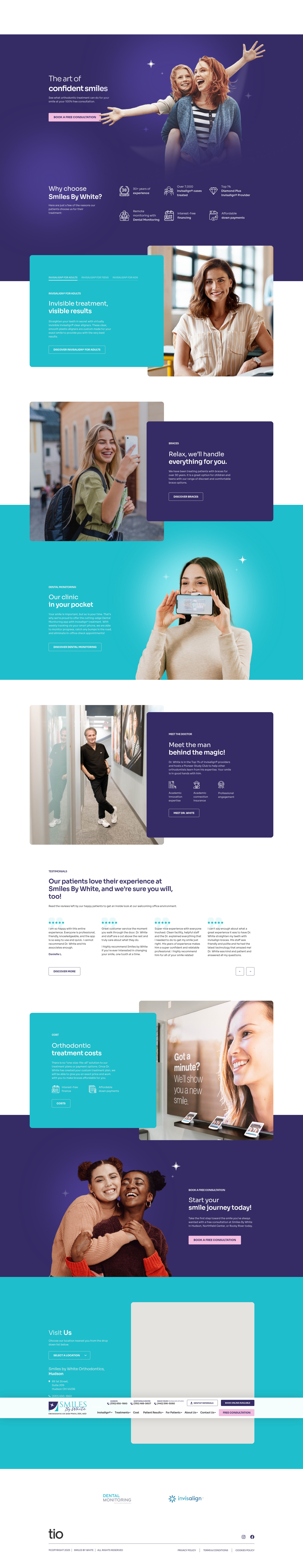 Screenshot of smilesbywhite.com