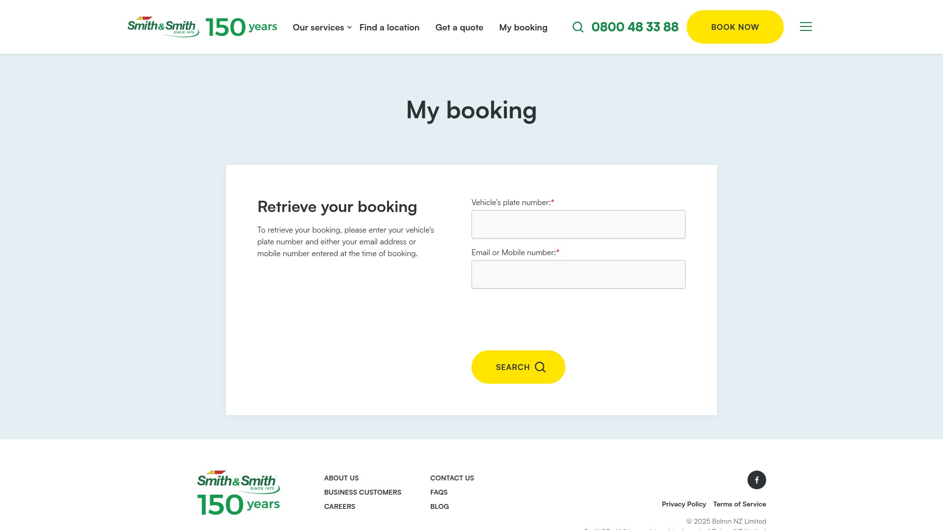 Screenshot of smithandsmith.co.nz