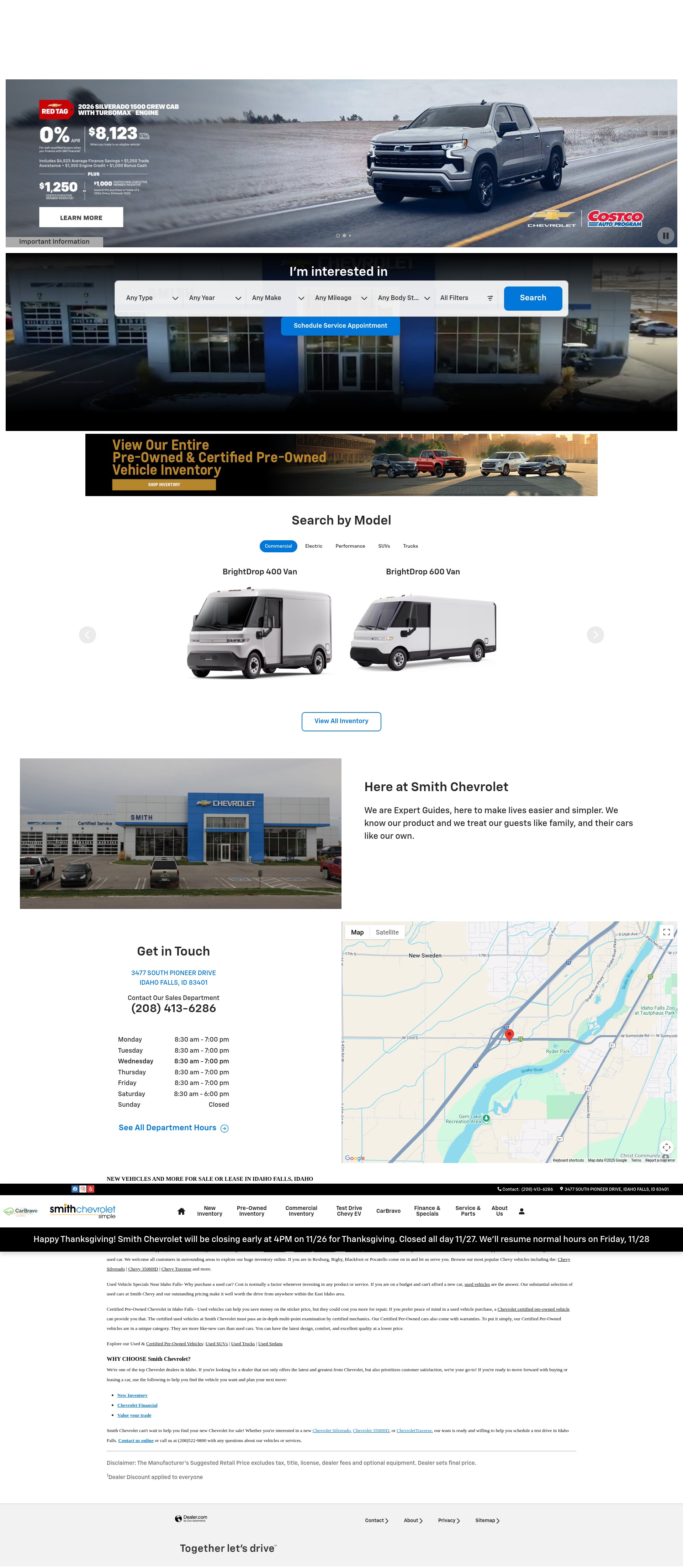 Screenshot of smithchevy.net