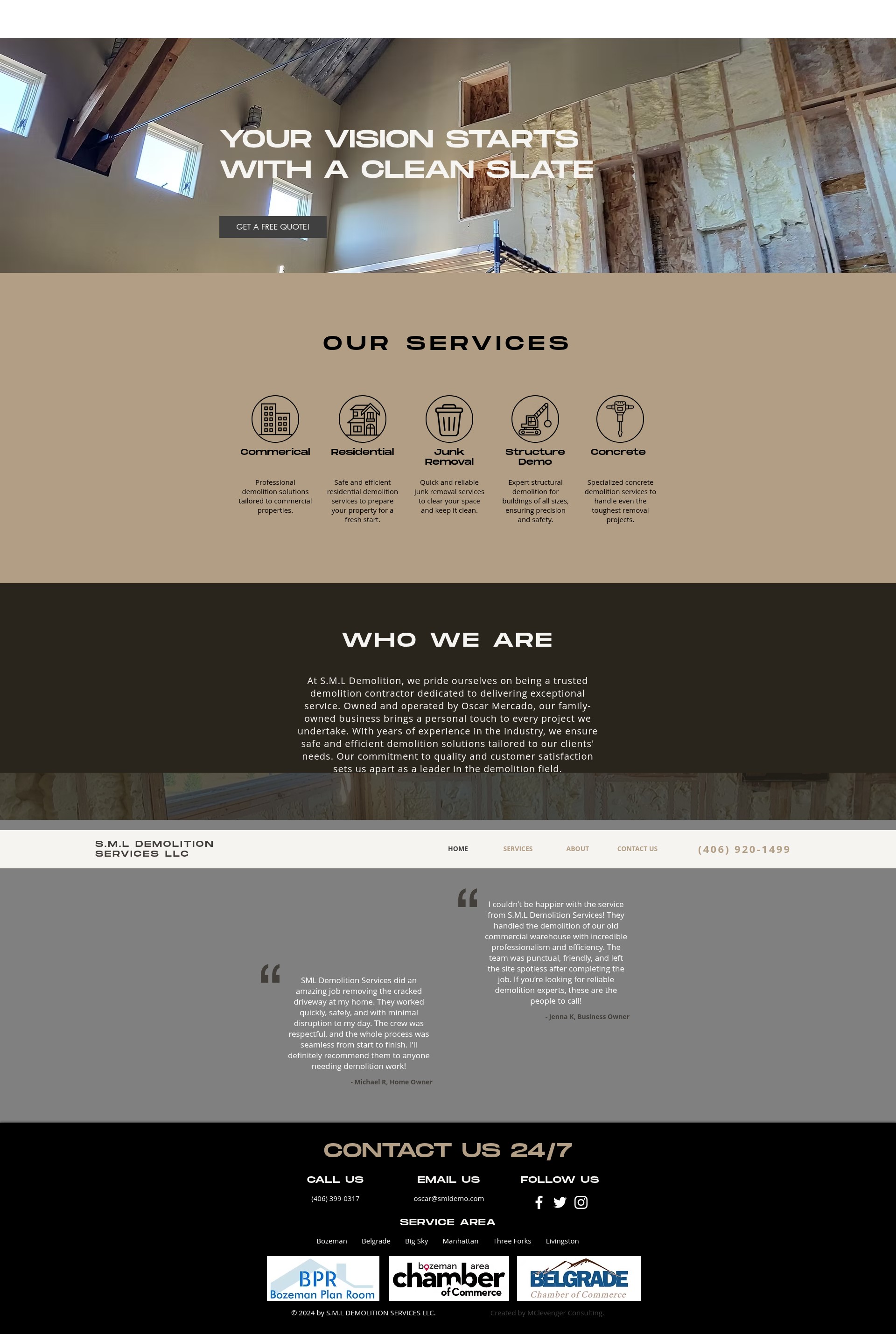 Screenshot of smldemo.com