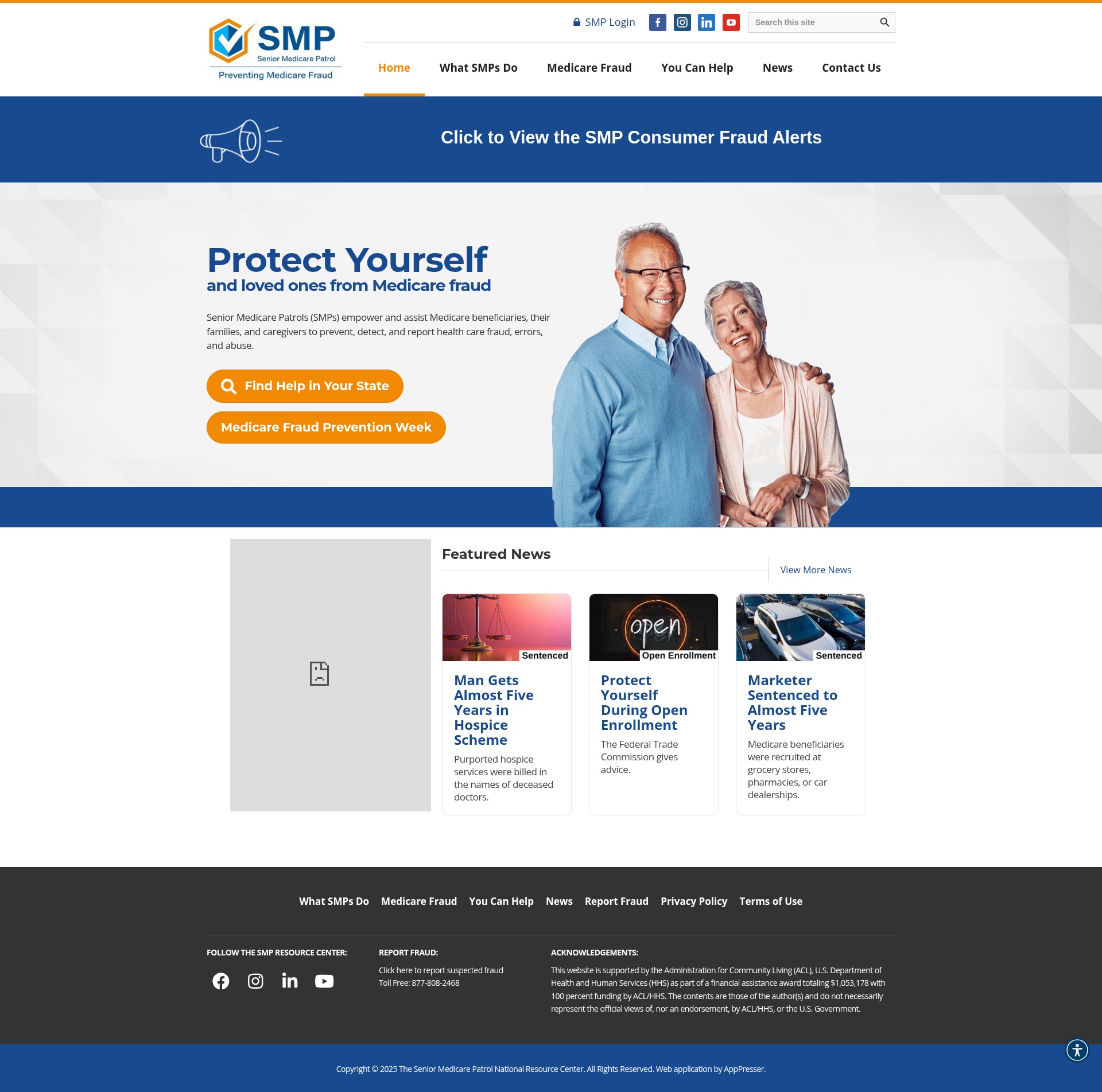 Screenshot of smpresource.org