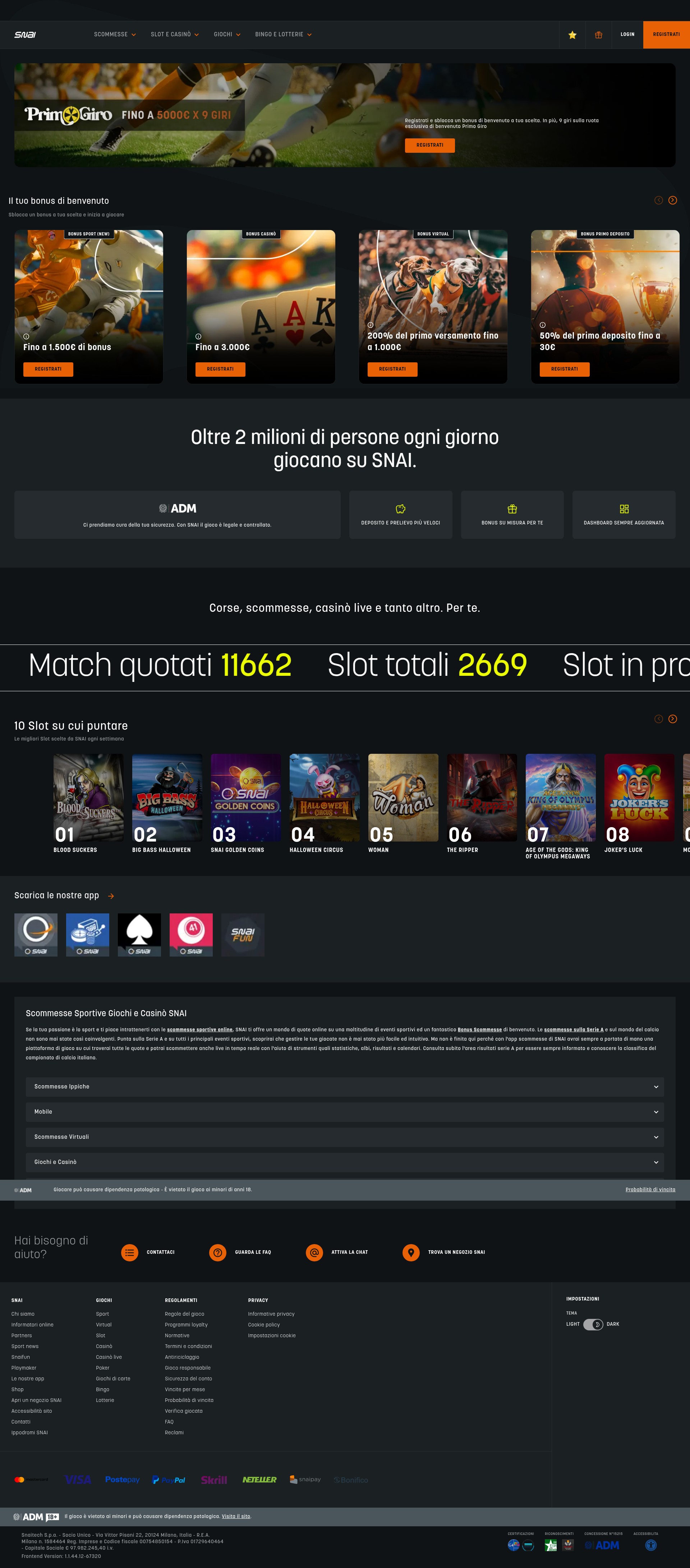 Screenshot of snai.it
