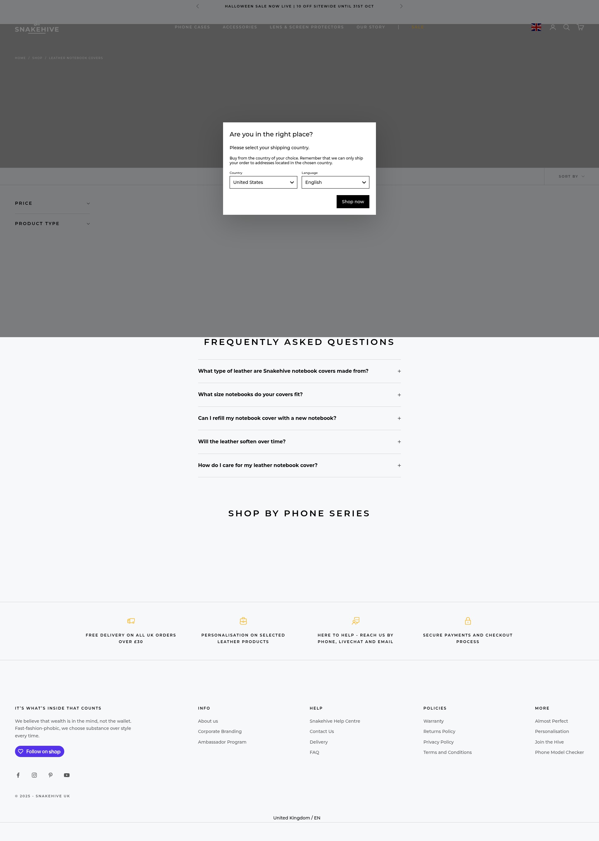 Screenshot of snakehive.co.uk