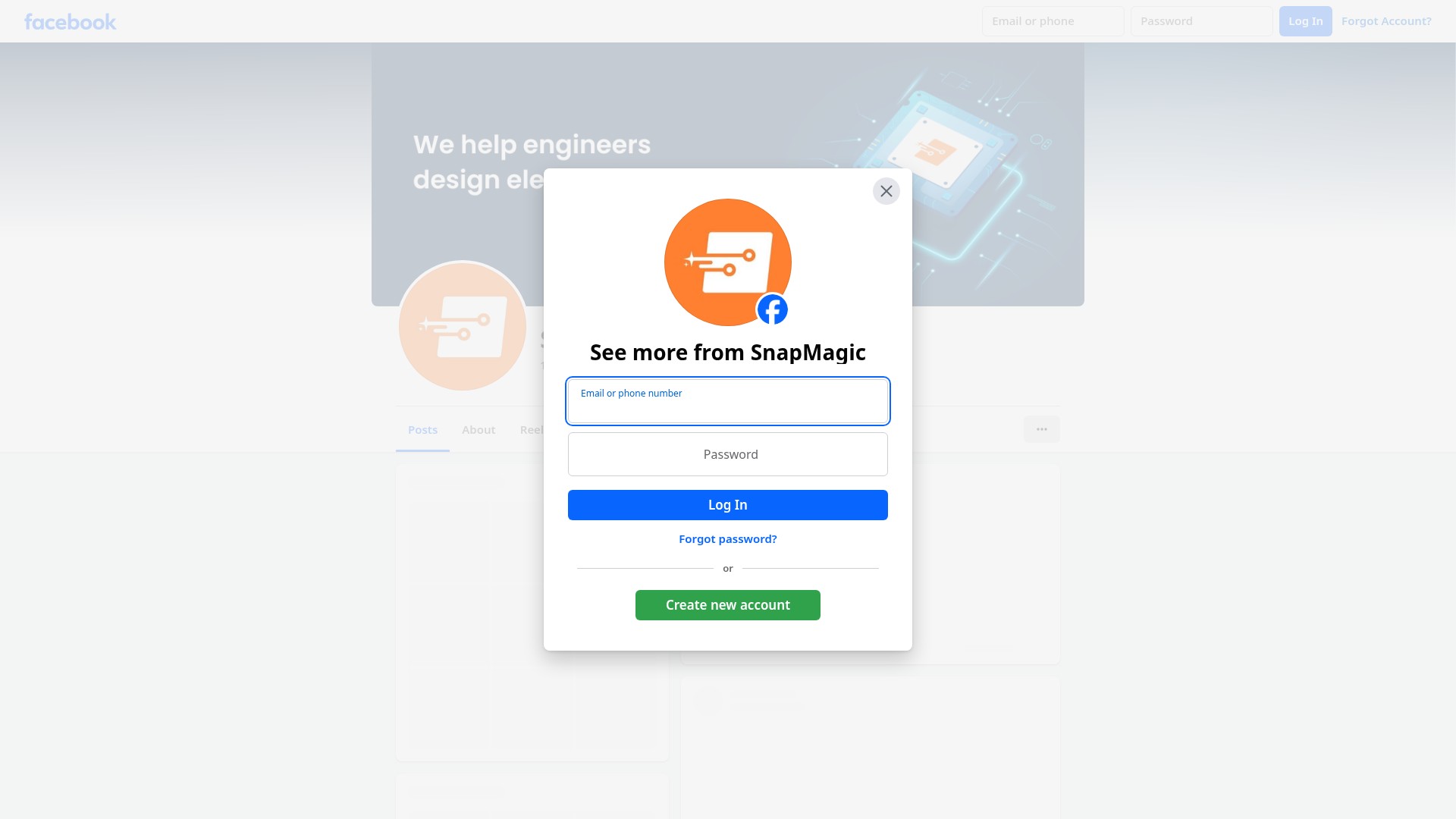 Screenshot of snapeda.com