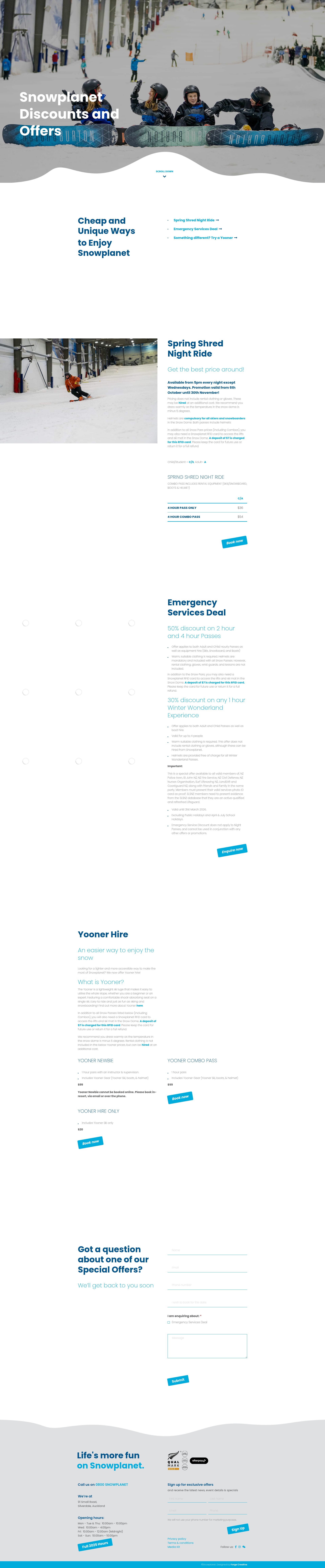 Screenshot of snowplanet.co.nz