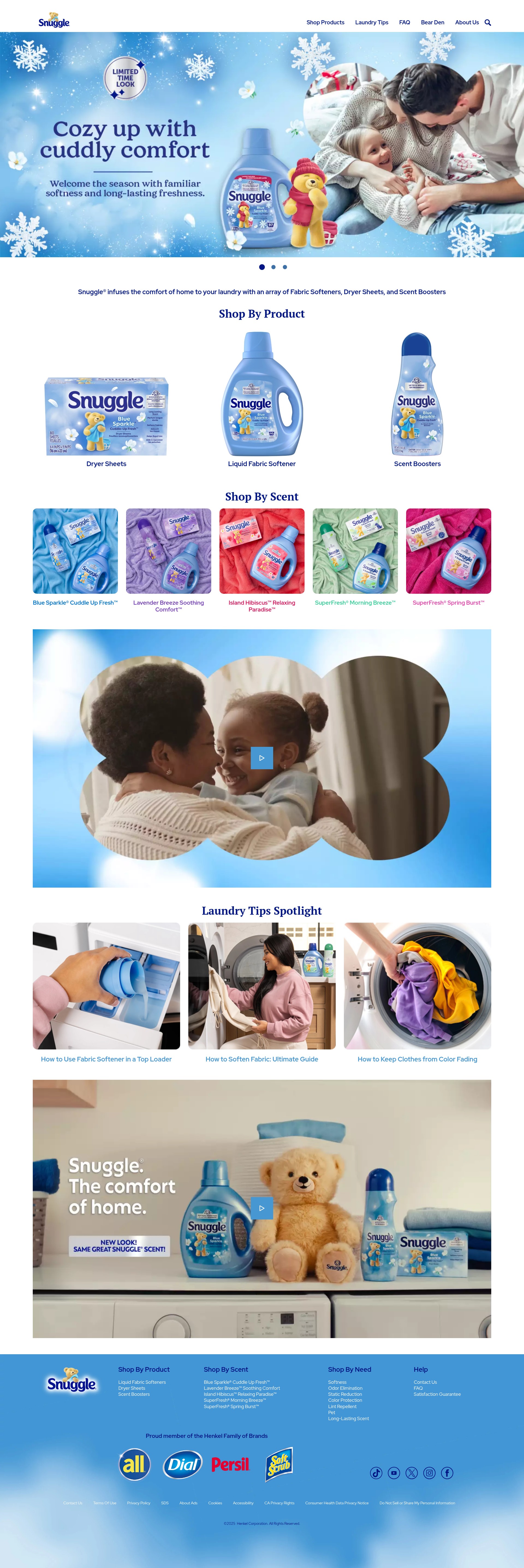 Screenshot of snuggle.com