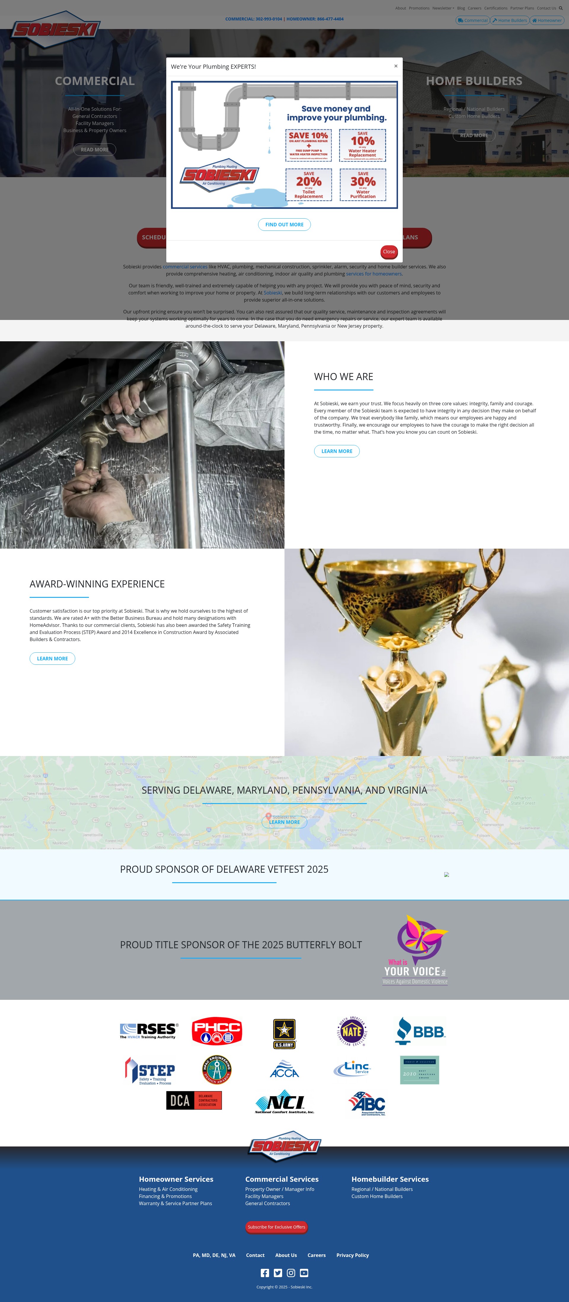 Screenshot of sobieskiinc.com