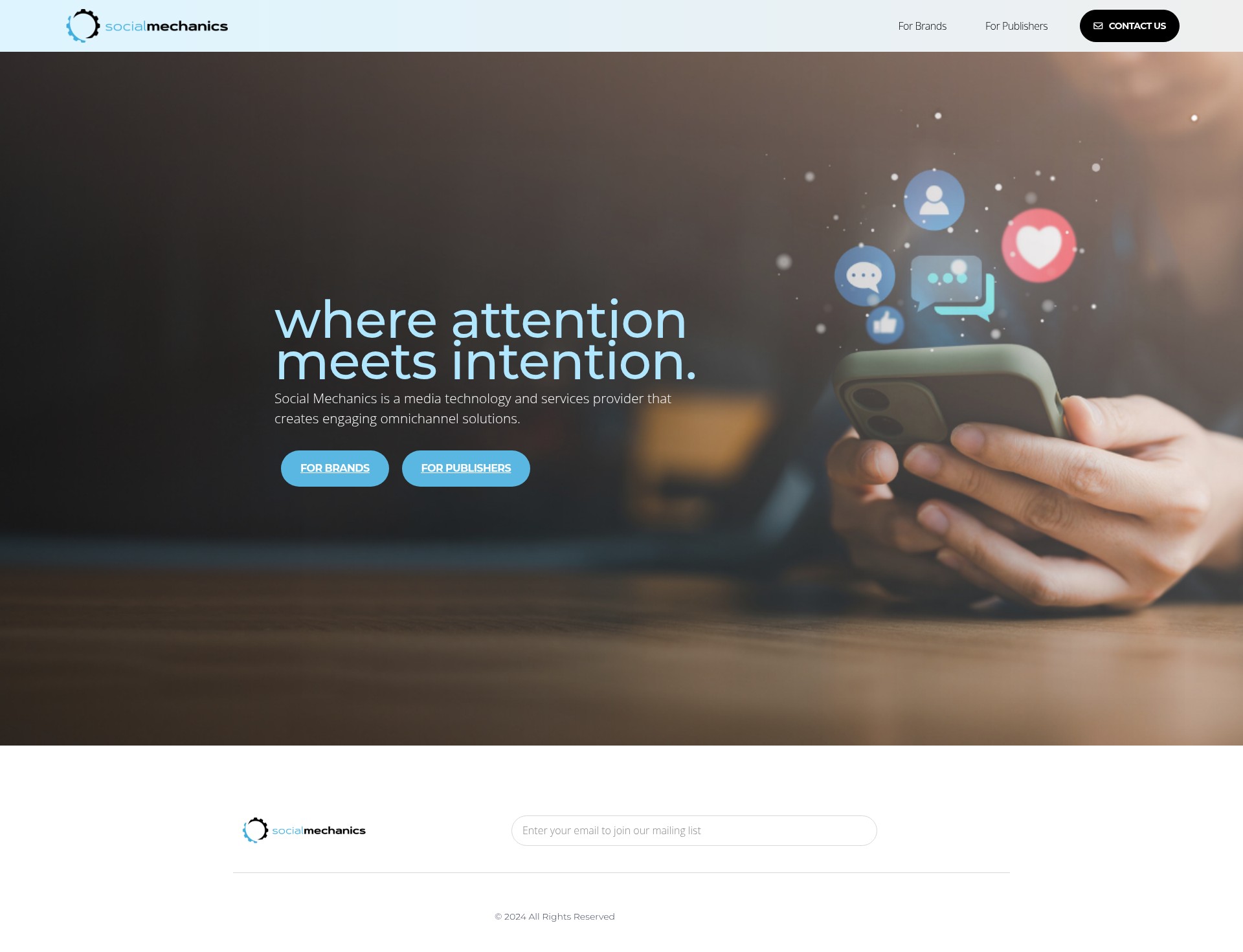 Screenshot of socialmechanics.io