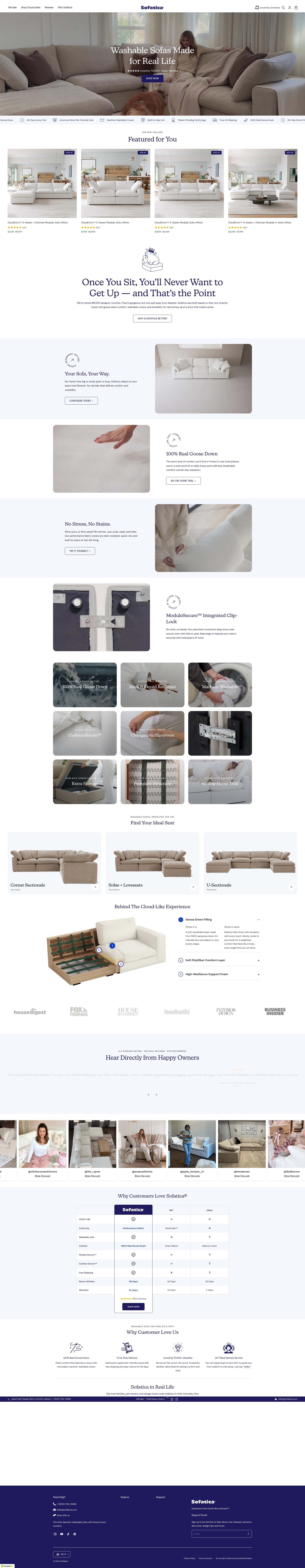Screenshot of sofatica.com
