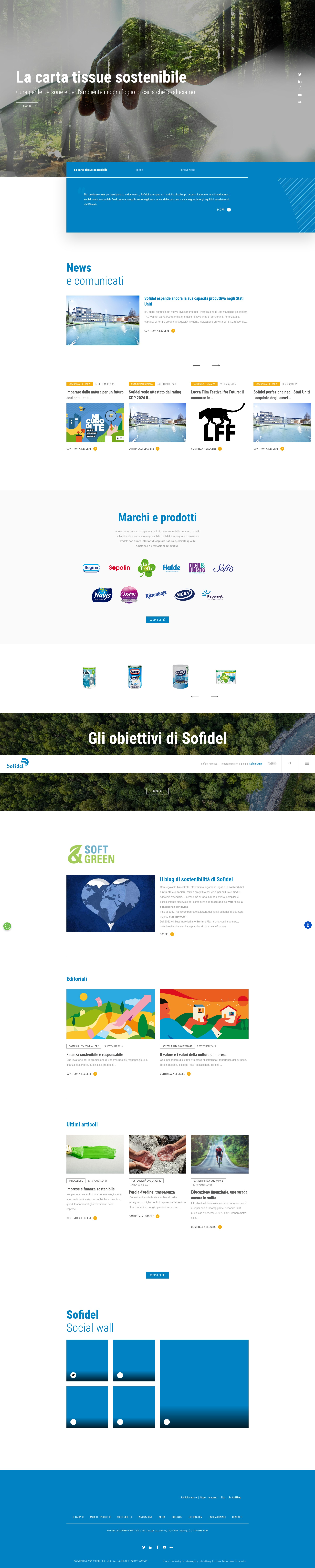 Screenshot of sofidel.com
