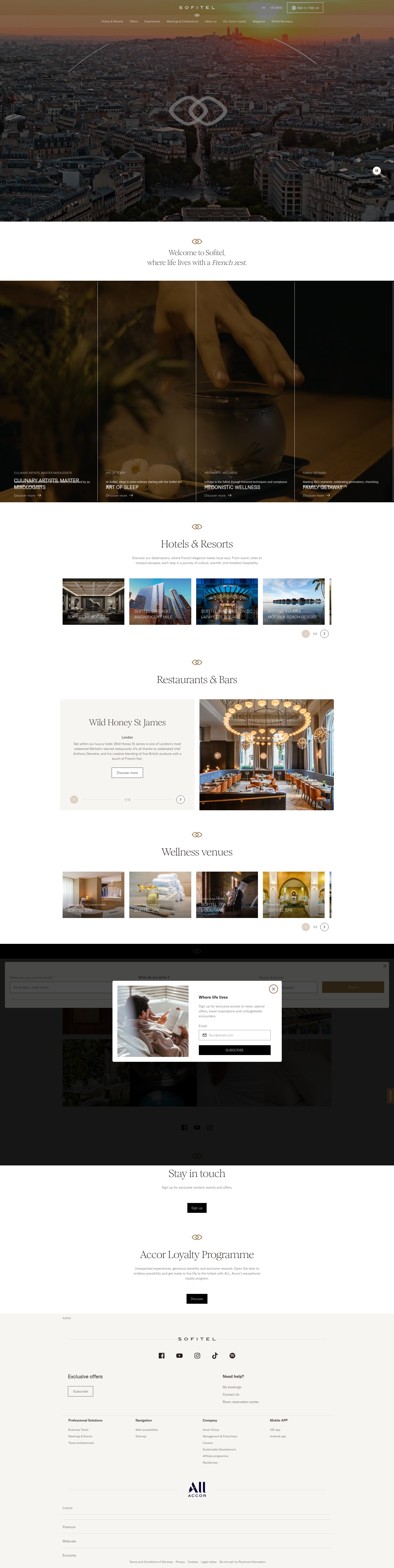 Screenshot of sofitel.accor.com