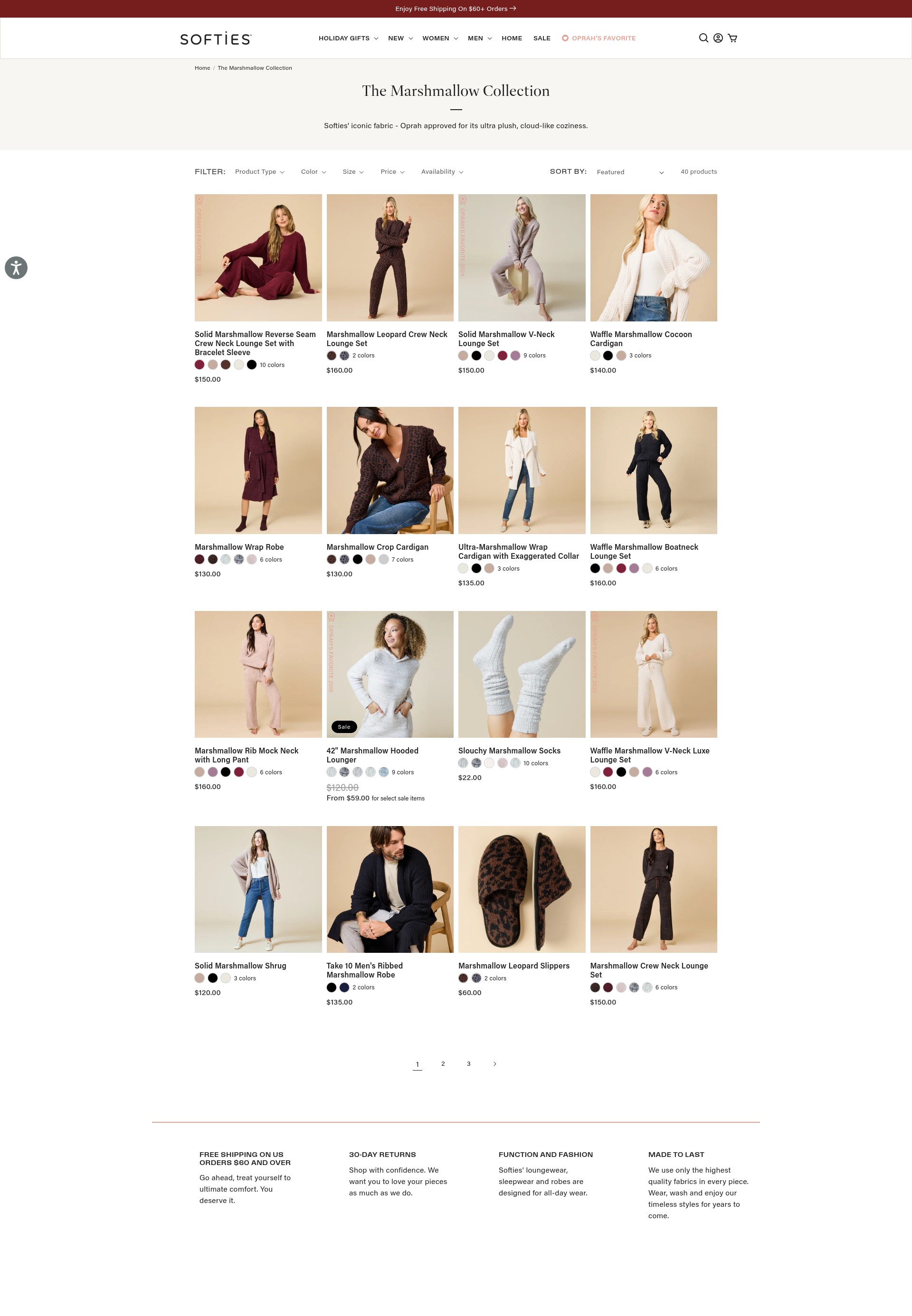 Screenshot of softiespjs.com