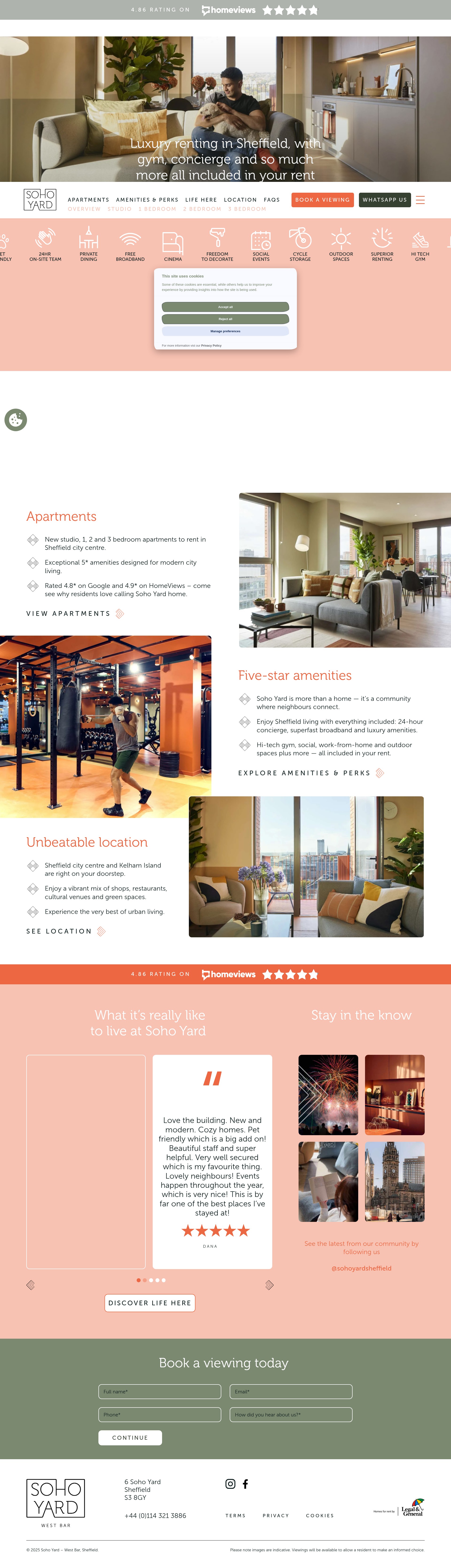 Screenshot of sohoyard.com