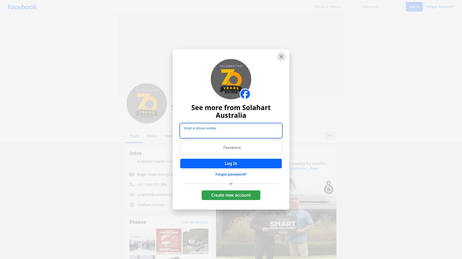Screenshot of solahart.com.au