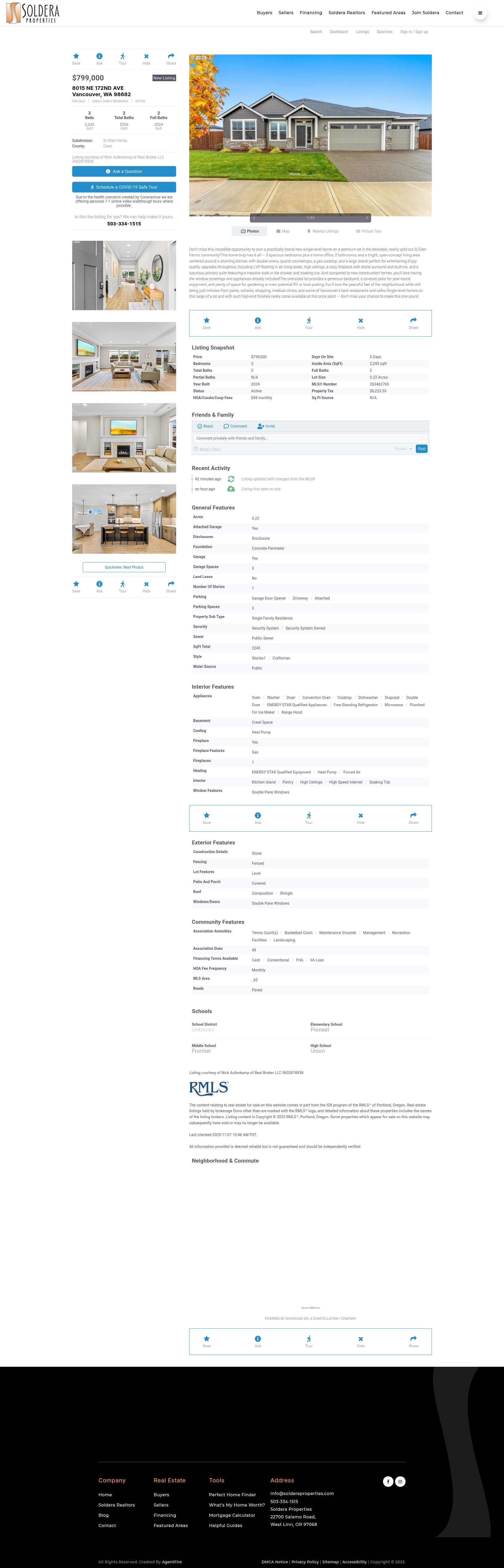 Screenshot of solderaproperties.com