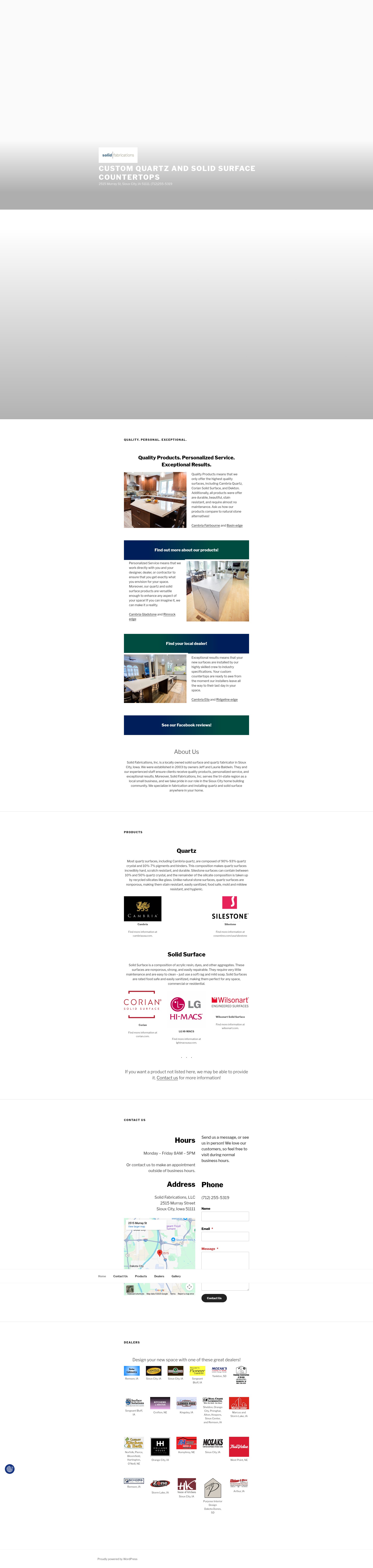 Screenshot of solidfab.com