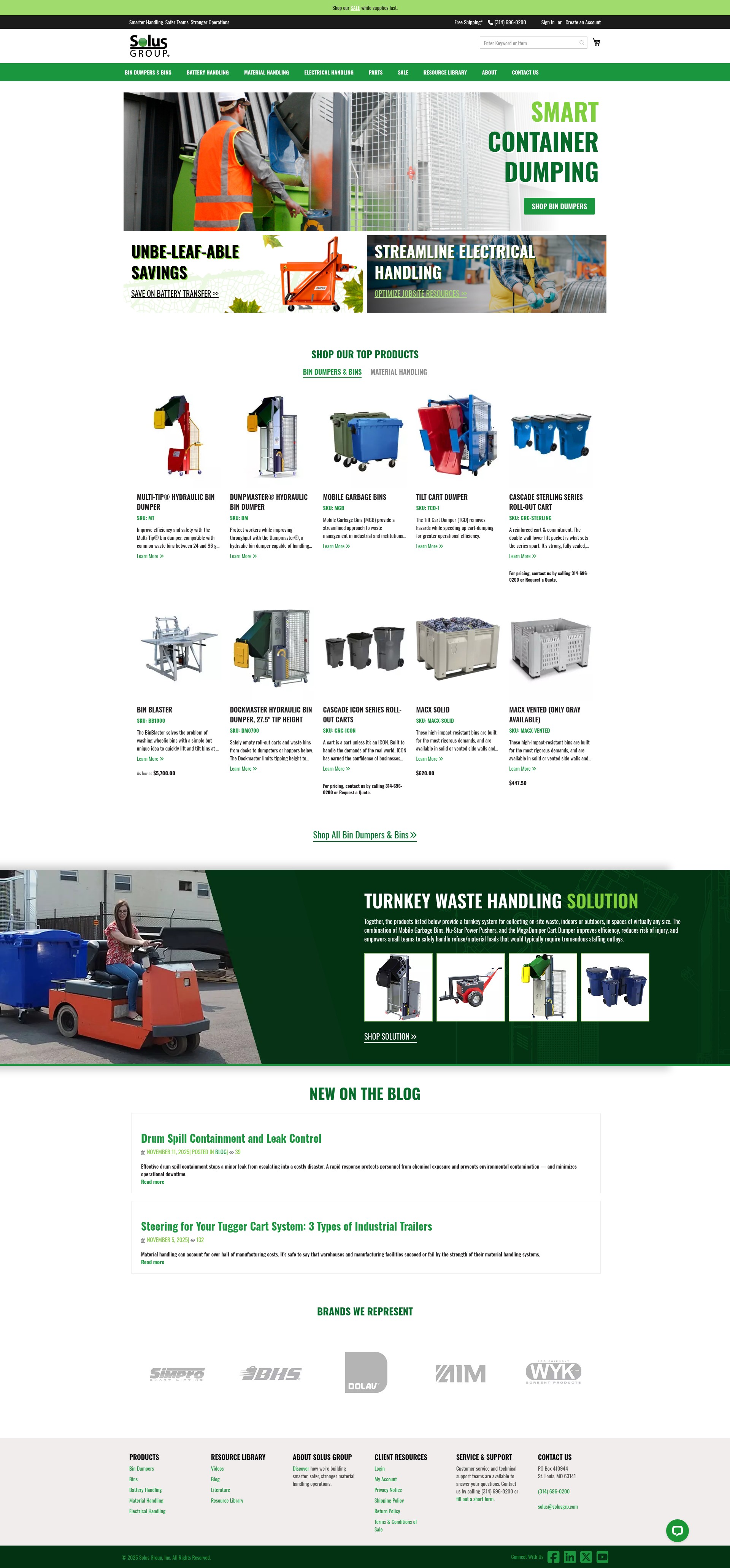 Screenshot of solusgrp.com