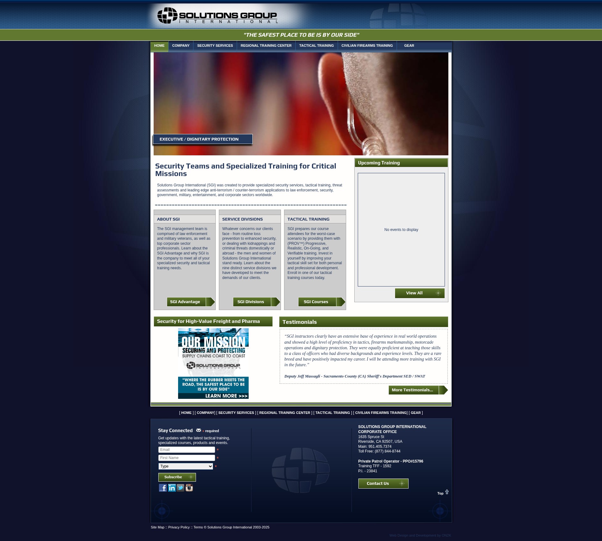 Screenshot of solutionsgroupinternational.com
