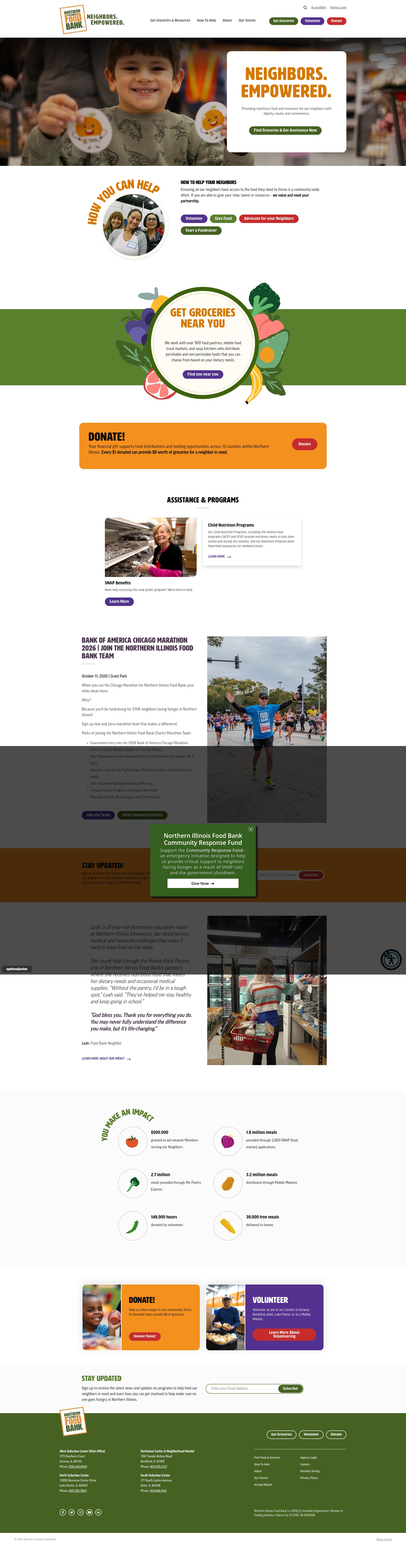 Screenshot of solvehungertoday.org
