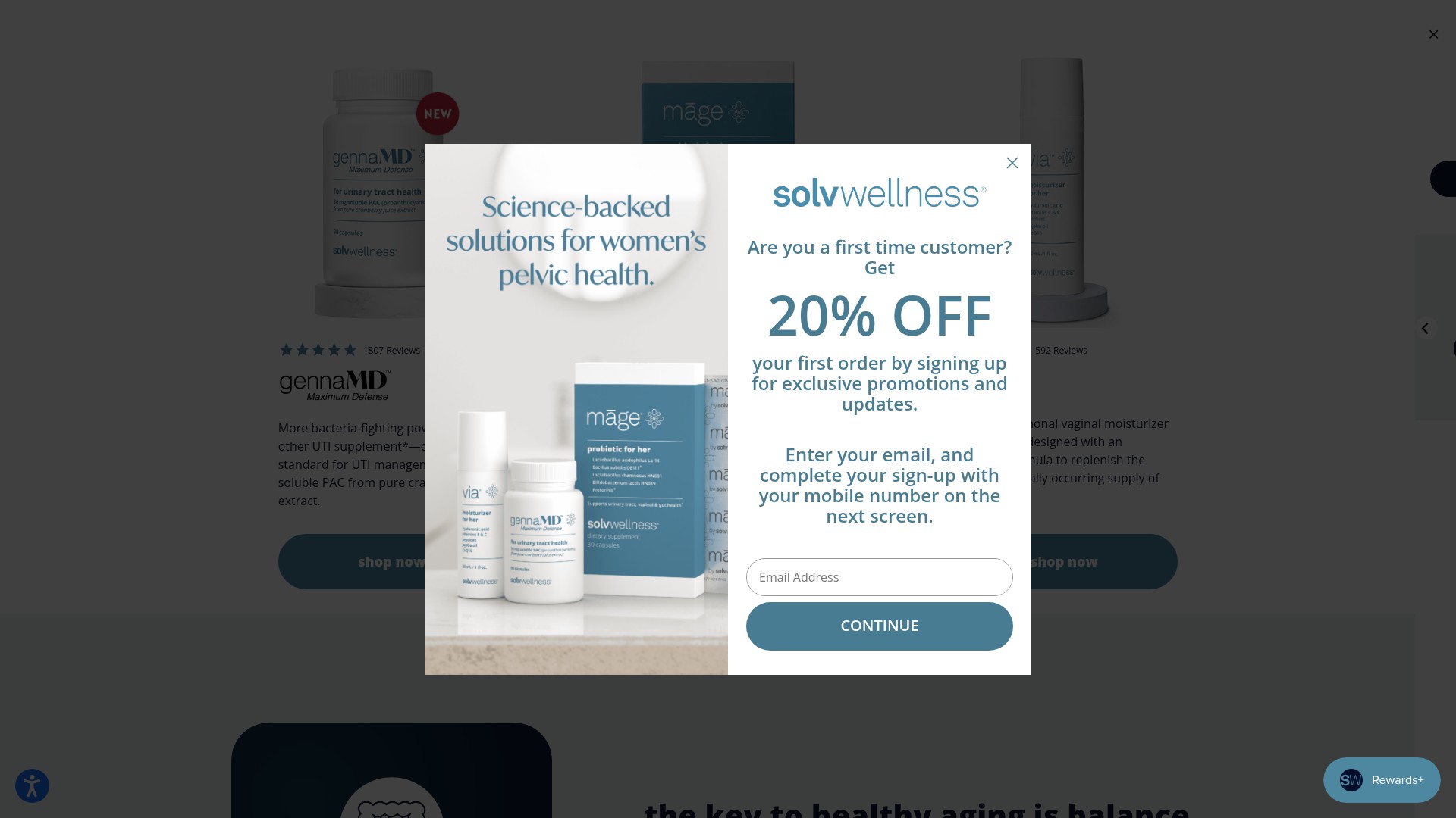 Screenshot of solvwellness.com